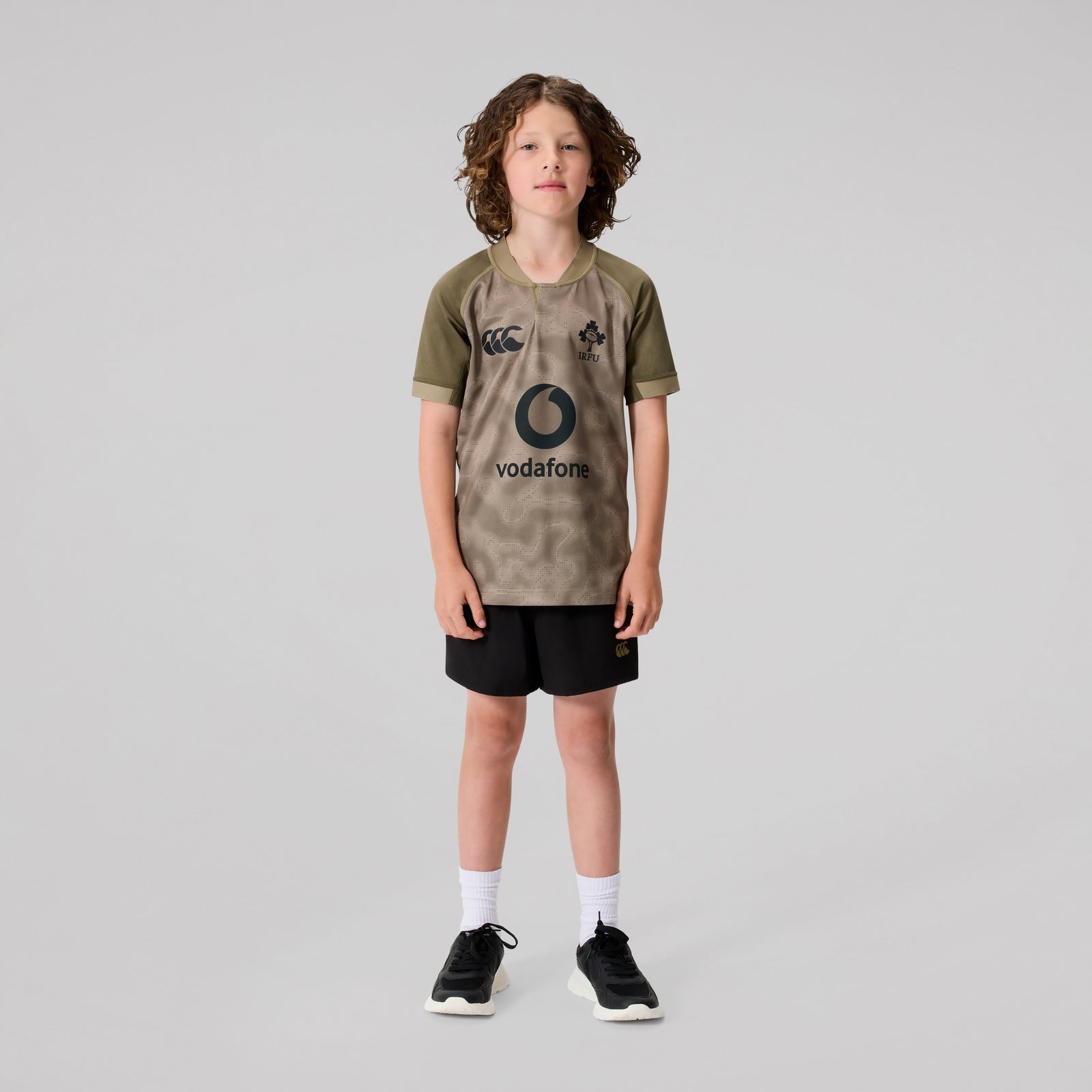 Junior Unisex Ireland Training Pro Jersey Green