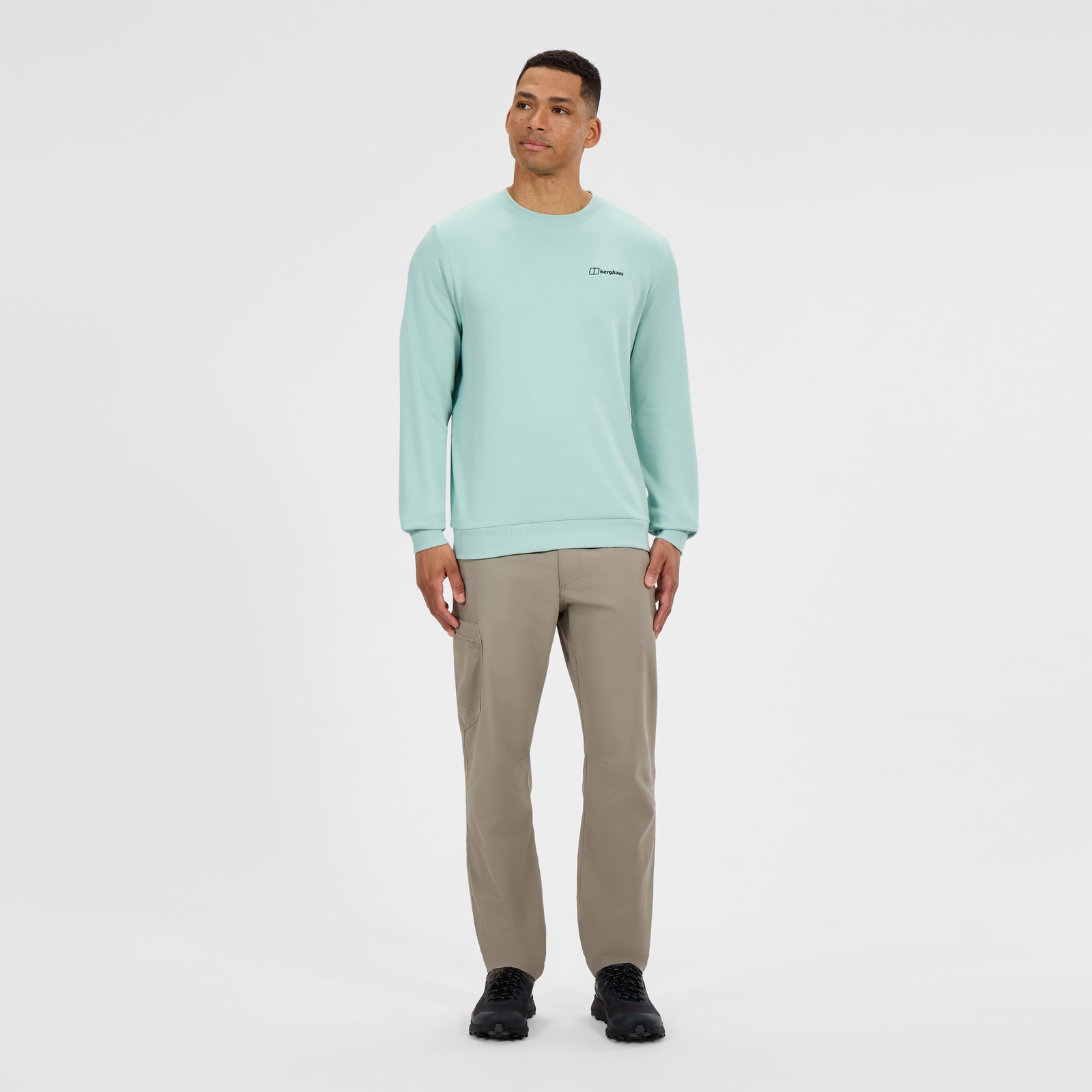 Image of Men's Logo Crew Light jumper - Green