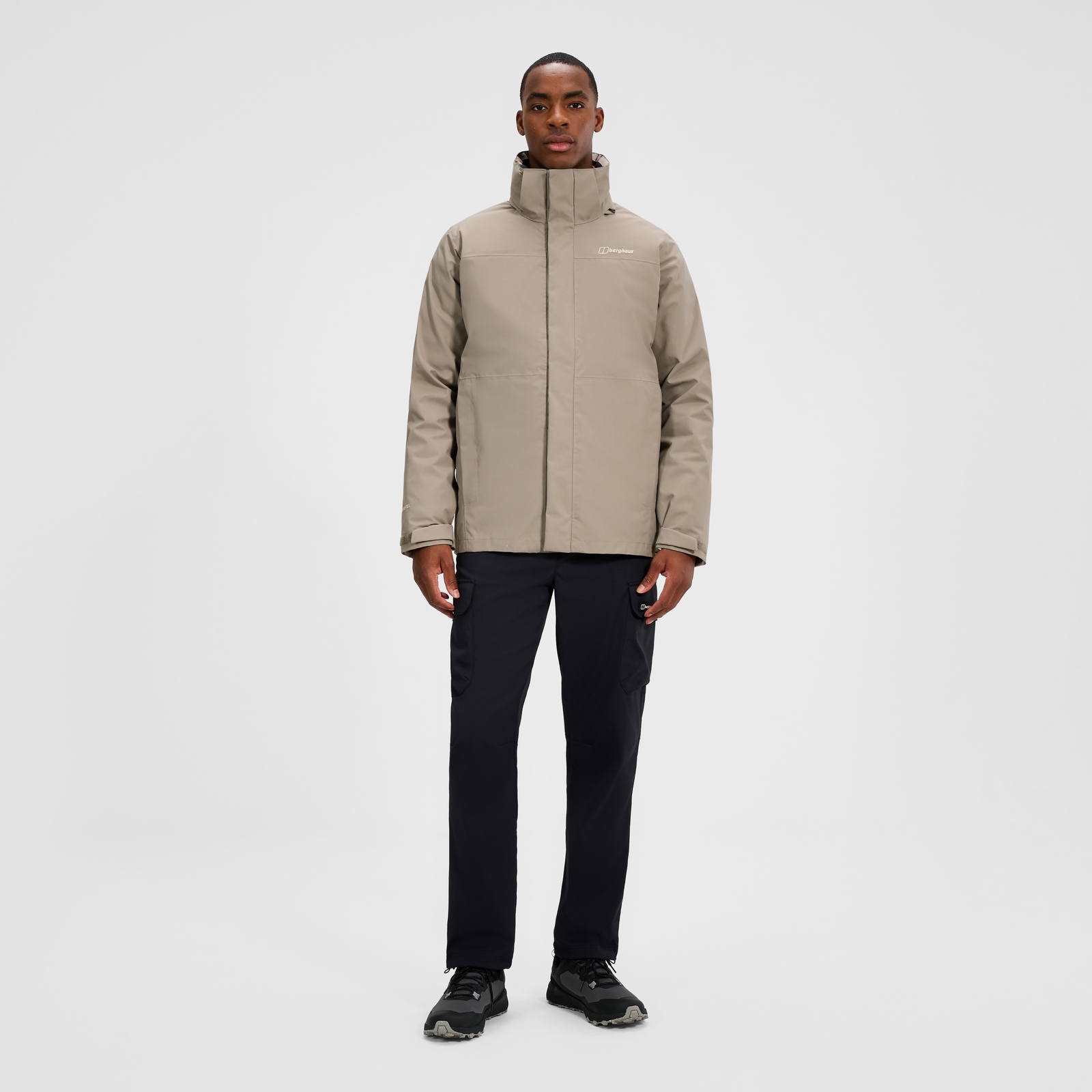 Men&rsquo;s Hillwalker 2.0 Gemini Gore-Tex Waterproof 3in1 Jacket - Natural/Orange