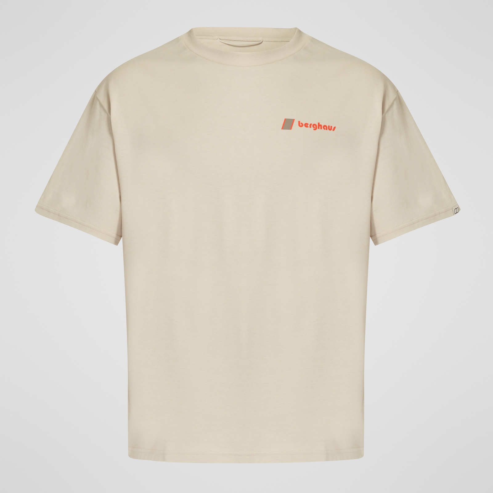 Image of Unisex Pioneer Circular Logo Tee - Stone