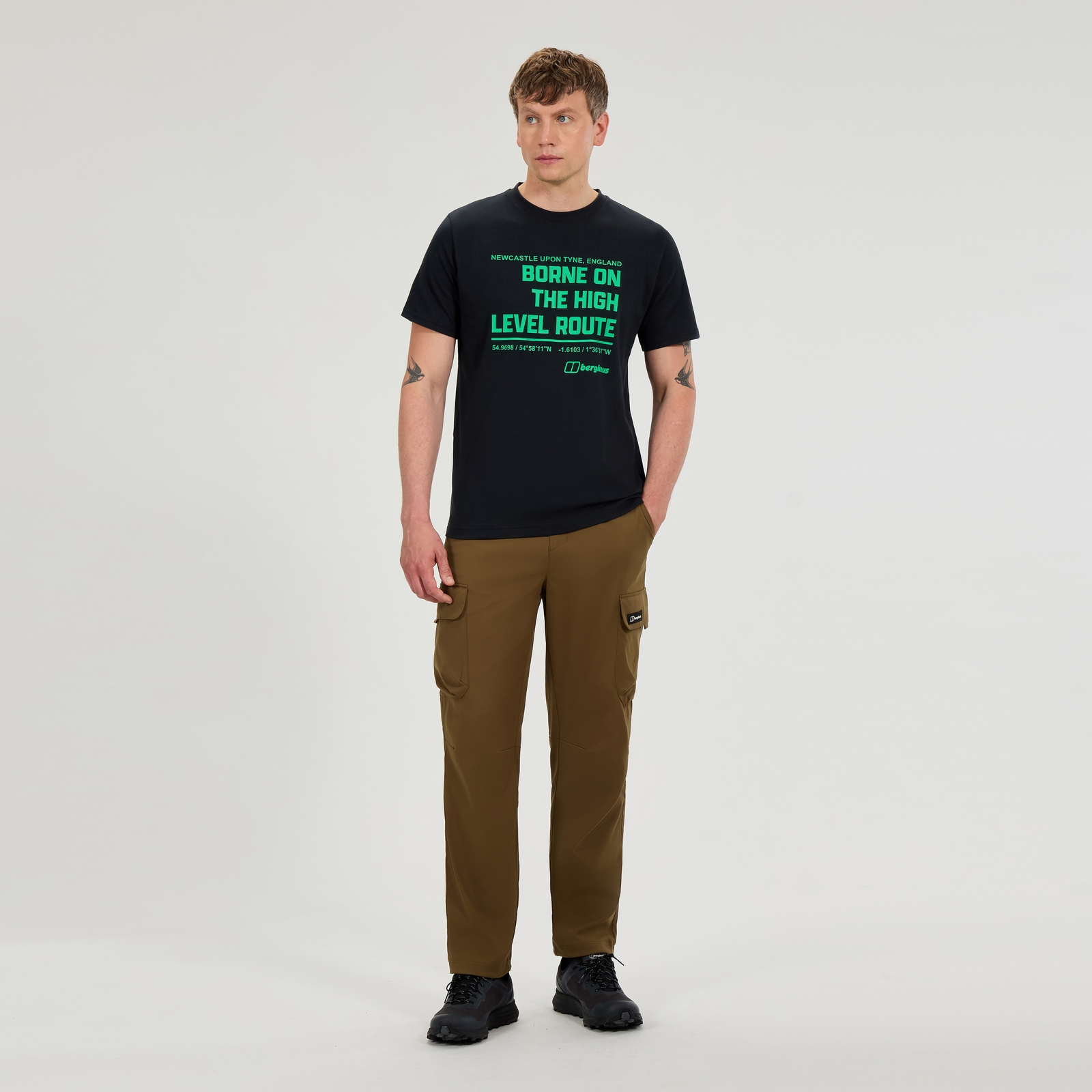 Image of Men's High Level Route Tee - Black