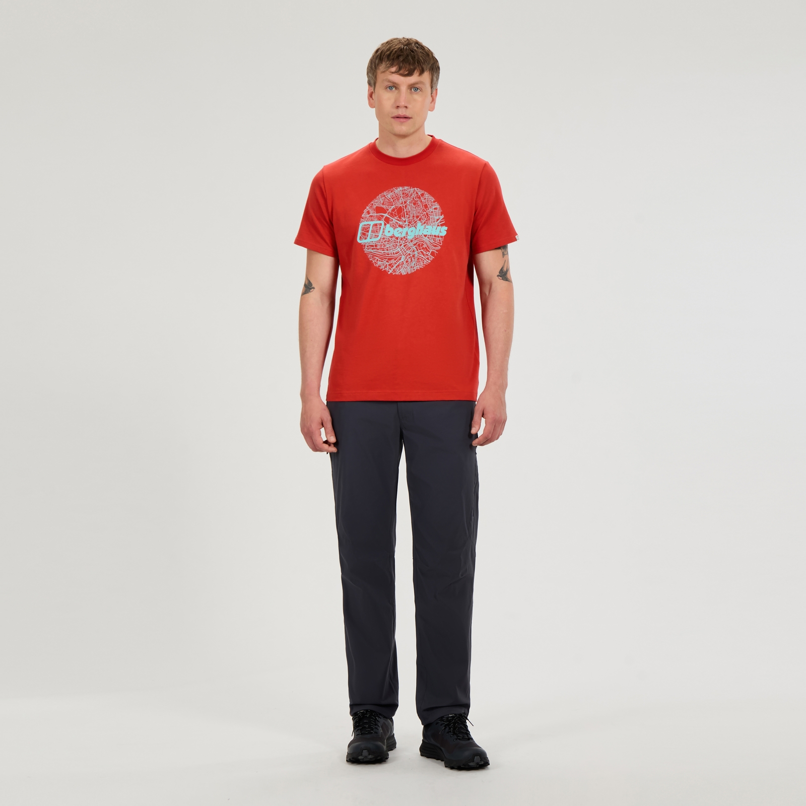 Image of Men's Map Of The Toon Tee - Orange