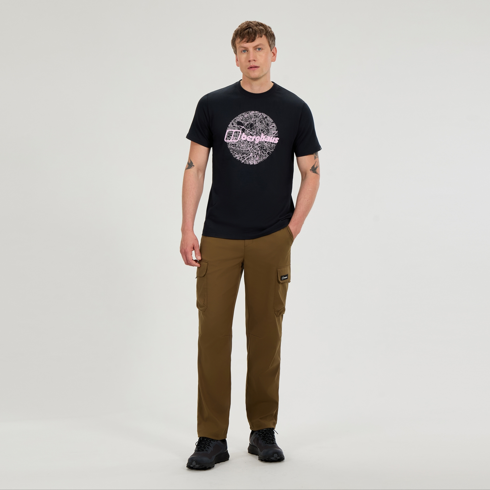 Image of Men's Map Of The Toon Tee - Black