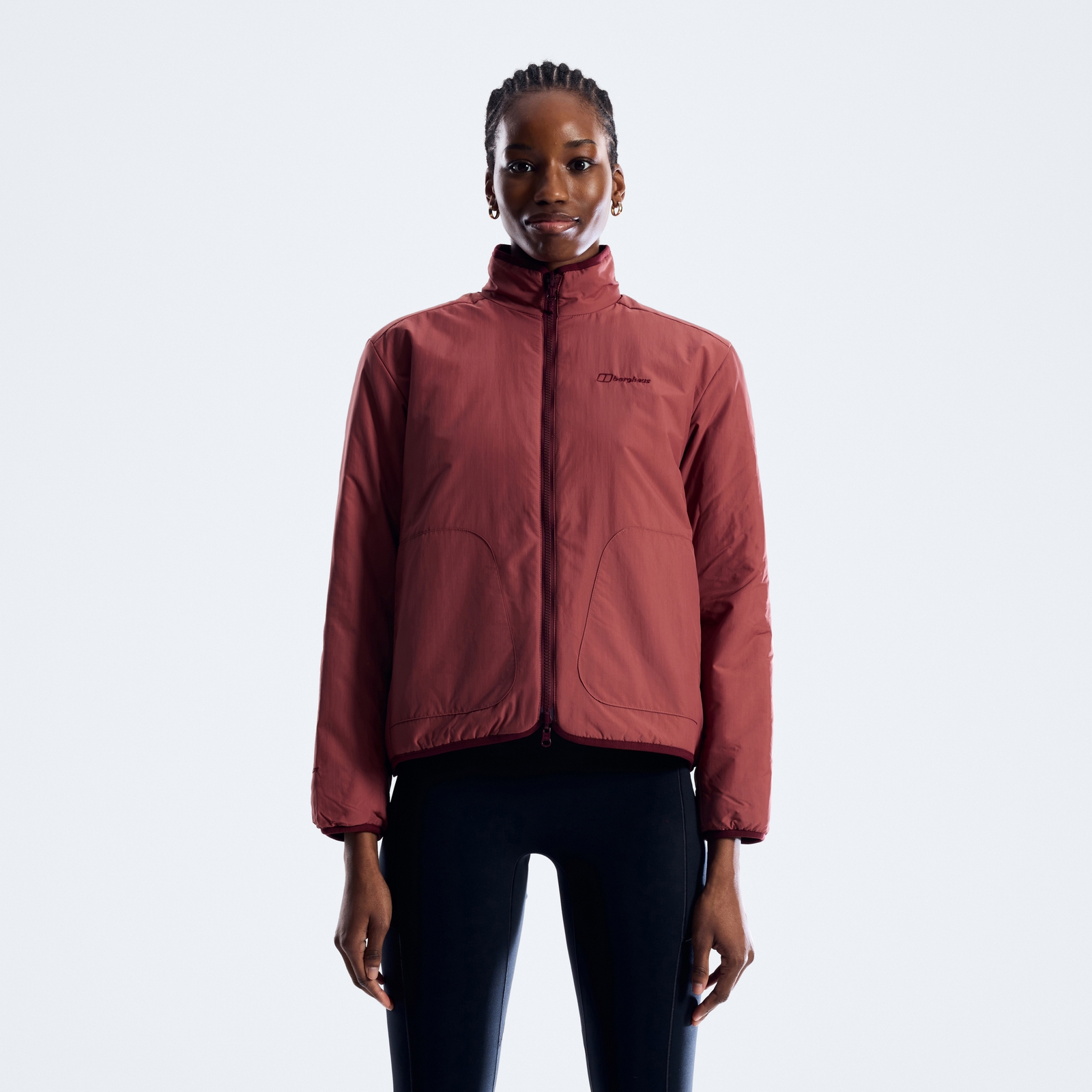 Image of Women's Asperton Reversible Jacket - Red