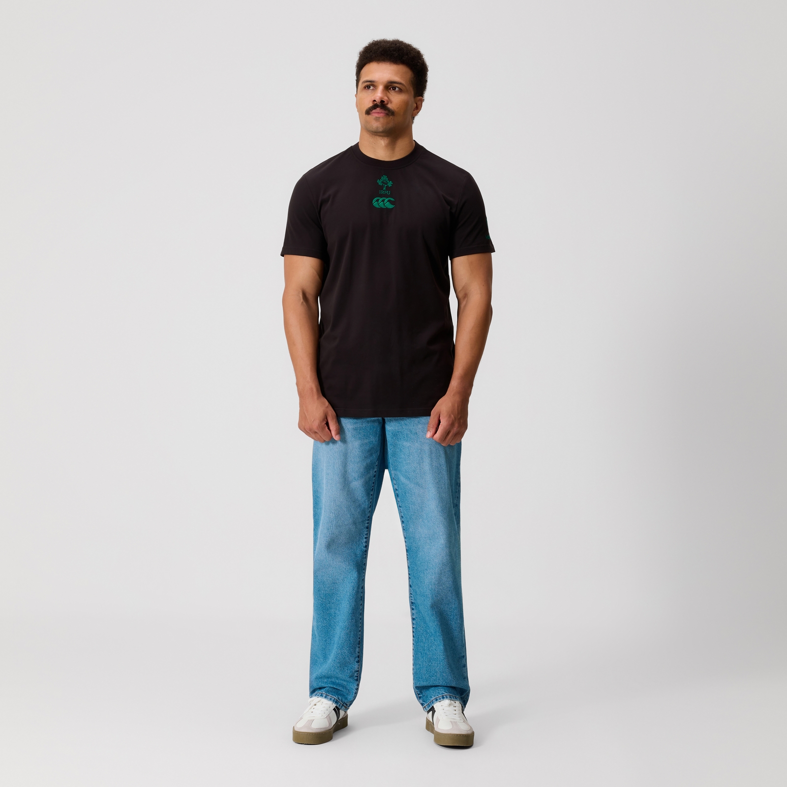 Mens Ireland Team Cotton Tee Black