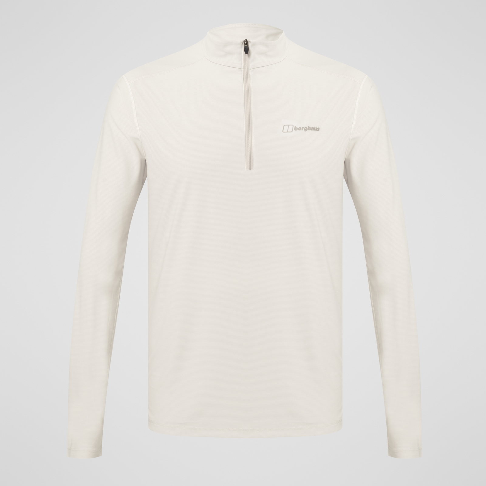 Image of Men's 24/7 Half Zip Long Sleeve Tech Tee - Grey