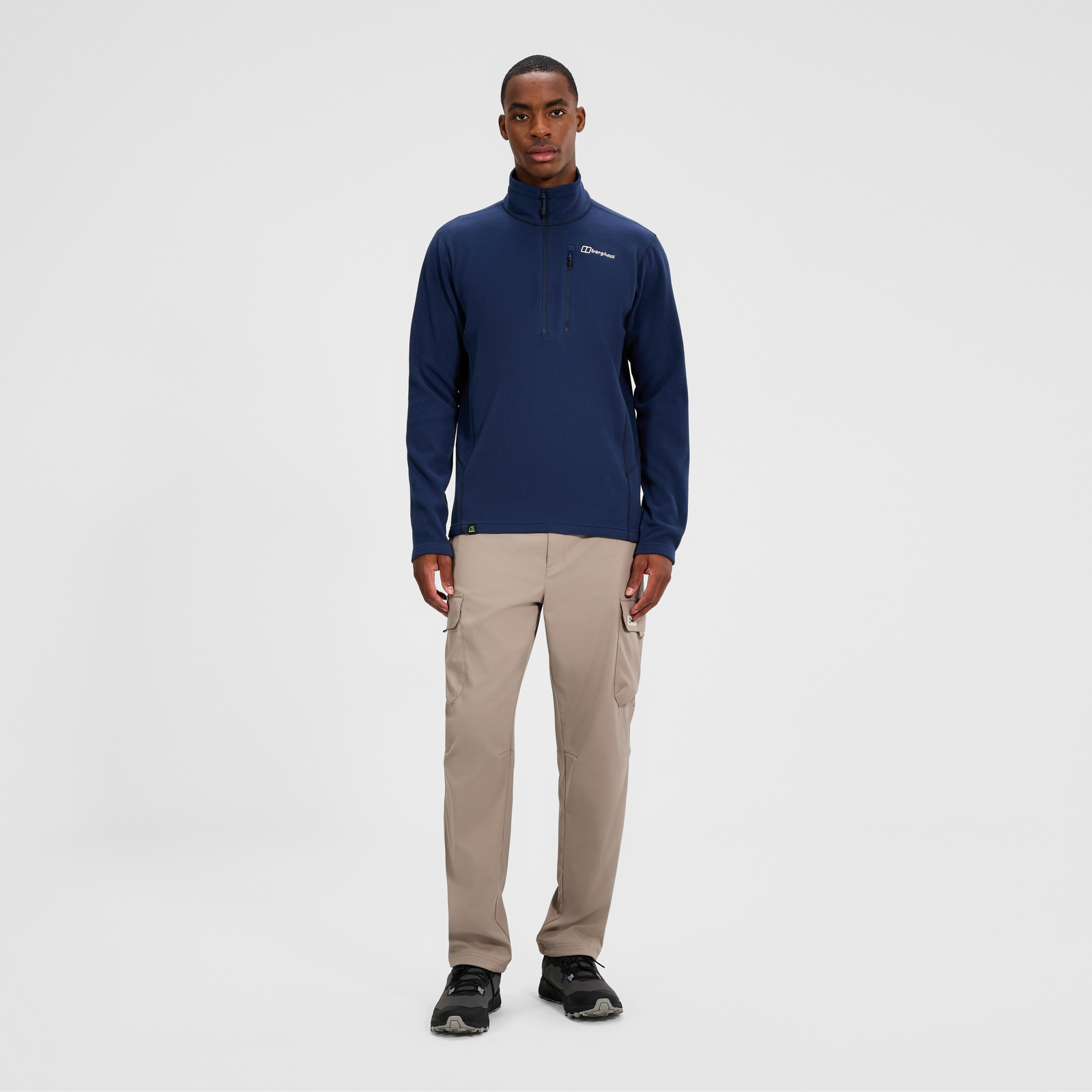 Men's Prism Micro Half Zip Polartec Fleece  - Blue