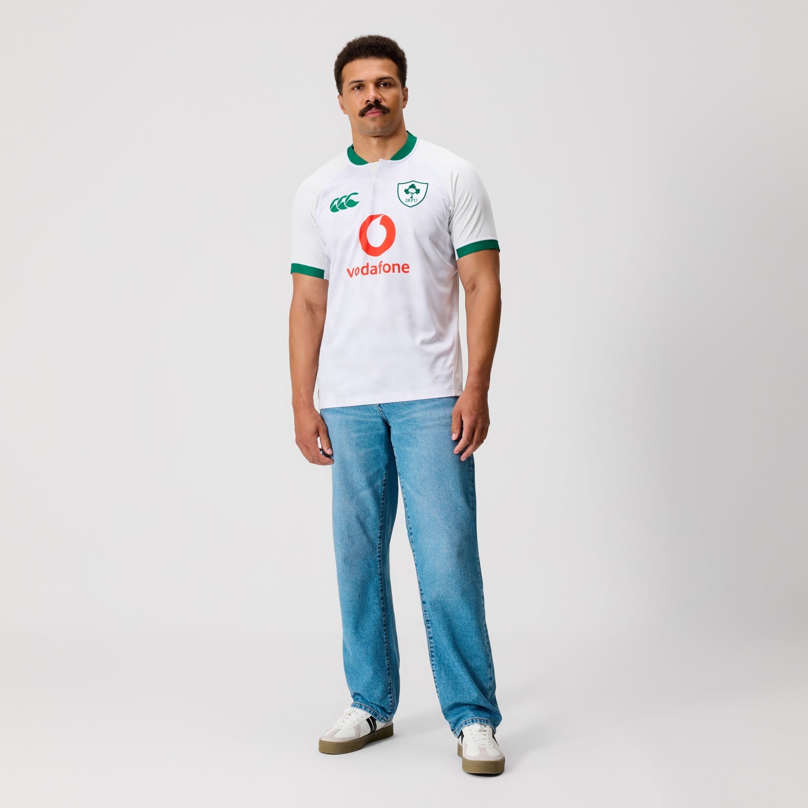 Mens Ireland Alternate Pro Jersey White/Green