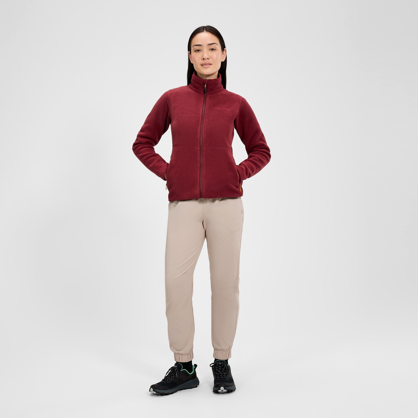 Image of Women's Prism InterActive Polartec Fleece Jacket - Red