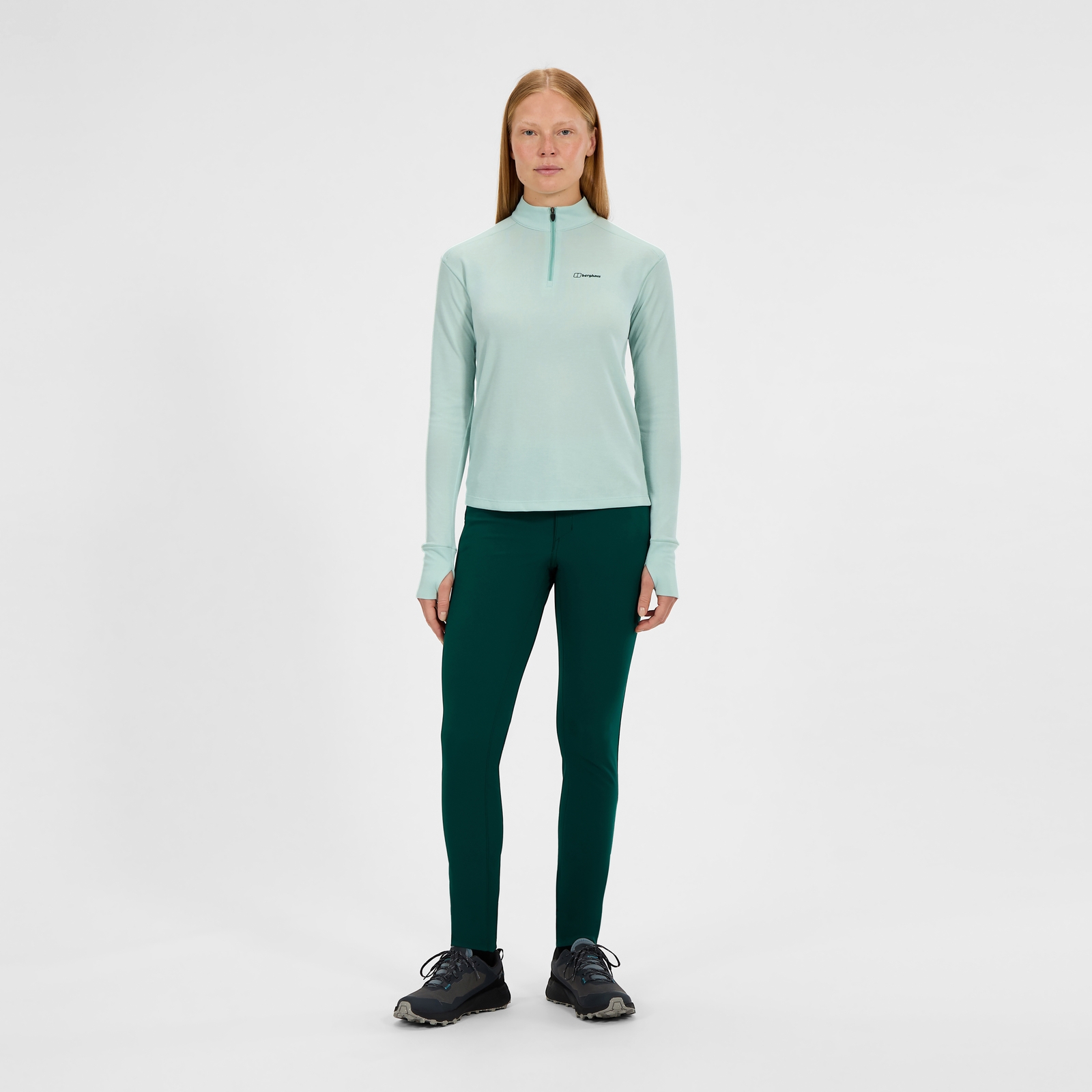 Image of Women's Ivyhill Half Zip Top - Green