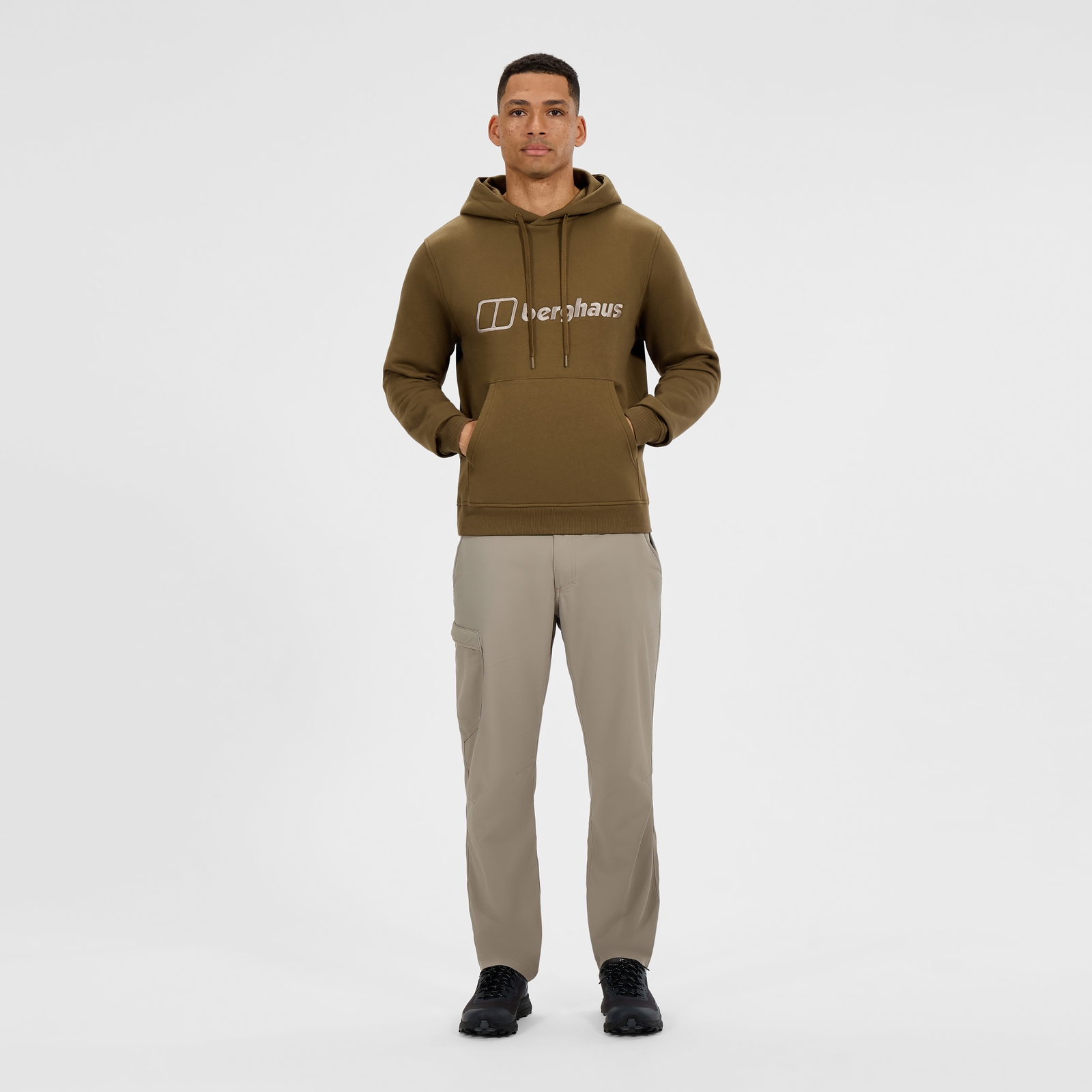 Image of Men's Logo Hoodie - Brown