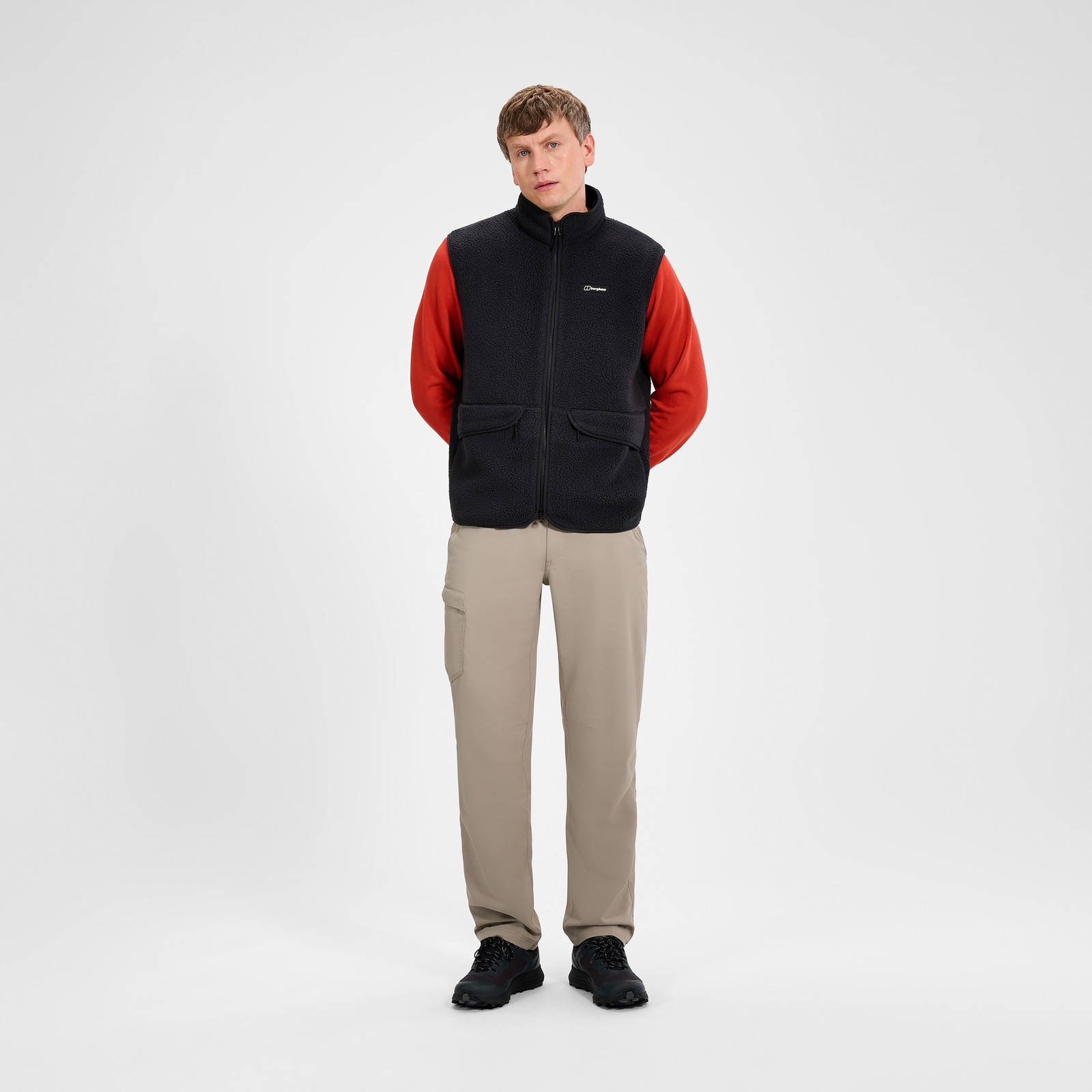 Image of Men's Hanby Relaxed Vest - Black