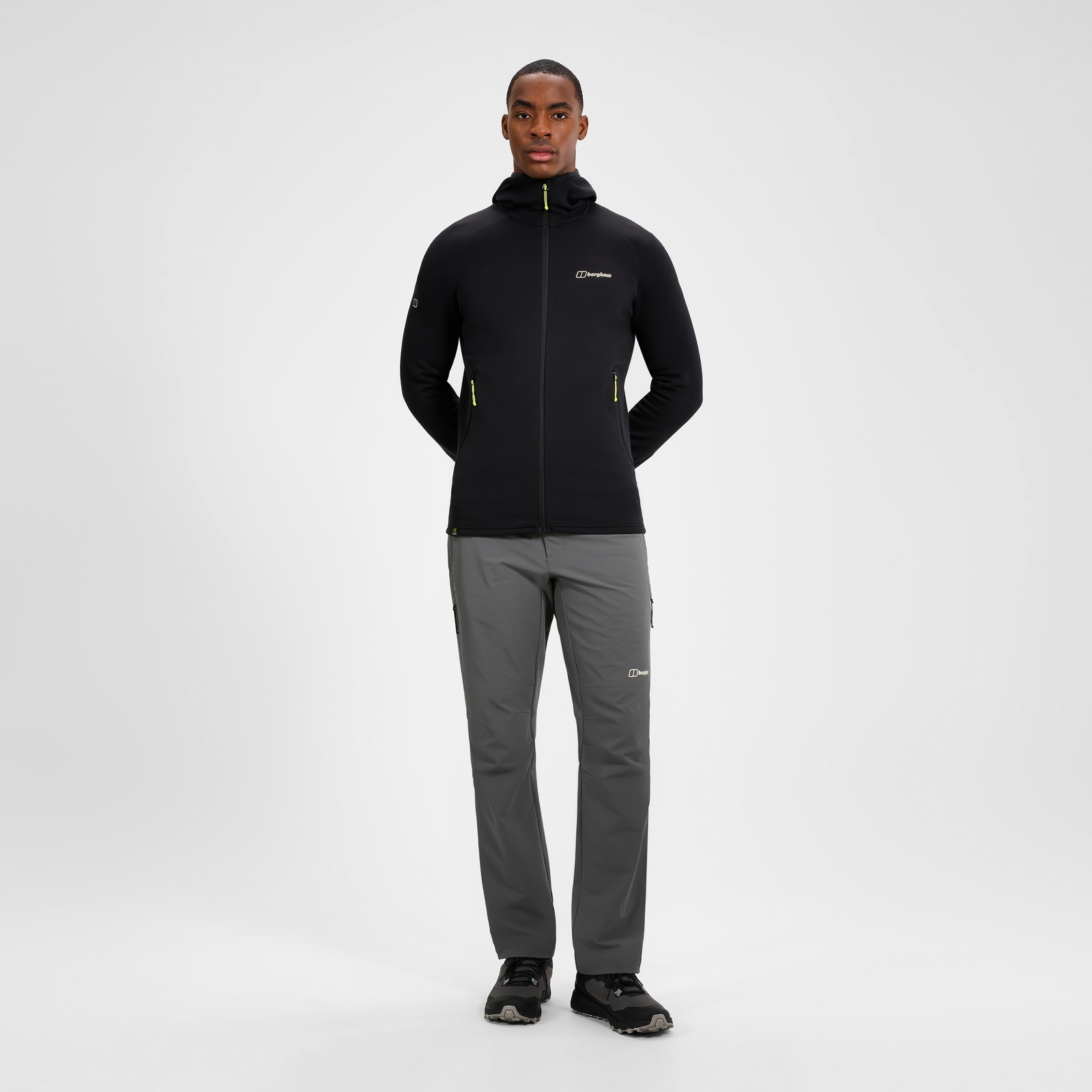Image of Men's Kinetic Powerstretch Hoody - Black