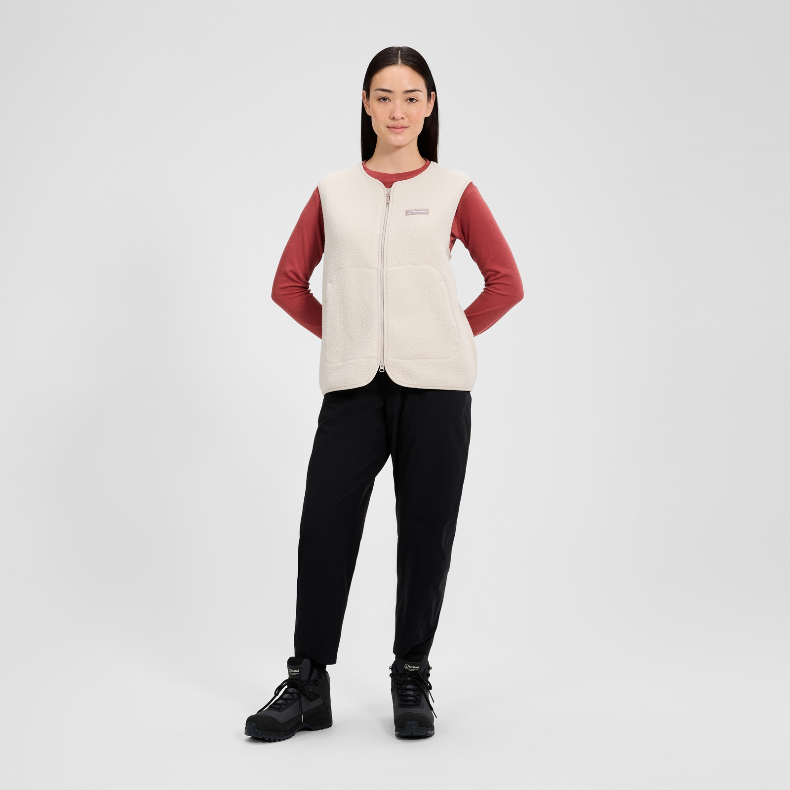 Image of Women's Hanby Relaxed Vest - Grey