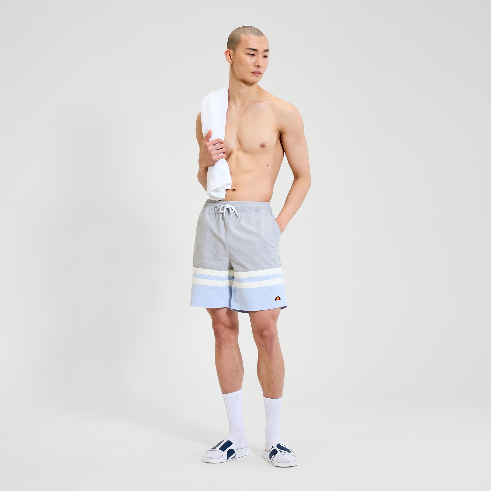 Image of Men's Metuli Swim Short Grey/Multi