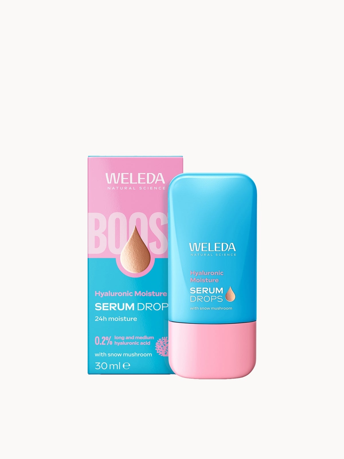 Weleda Hyaluronic Moisture Serum Drops with Snow Mushroom 30ml