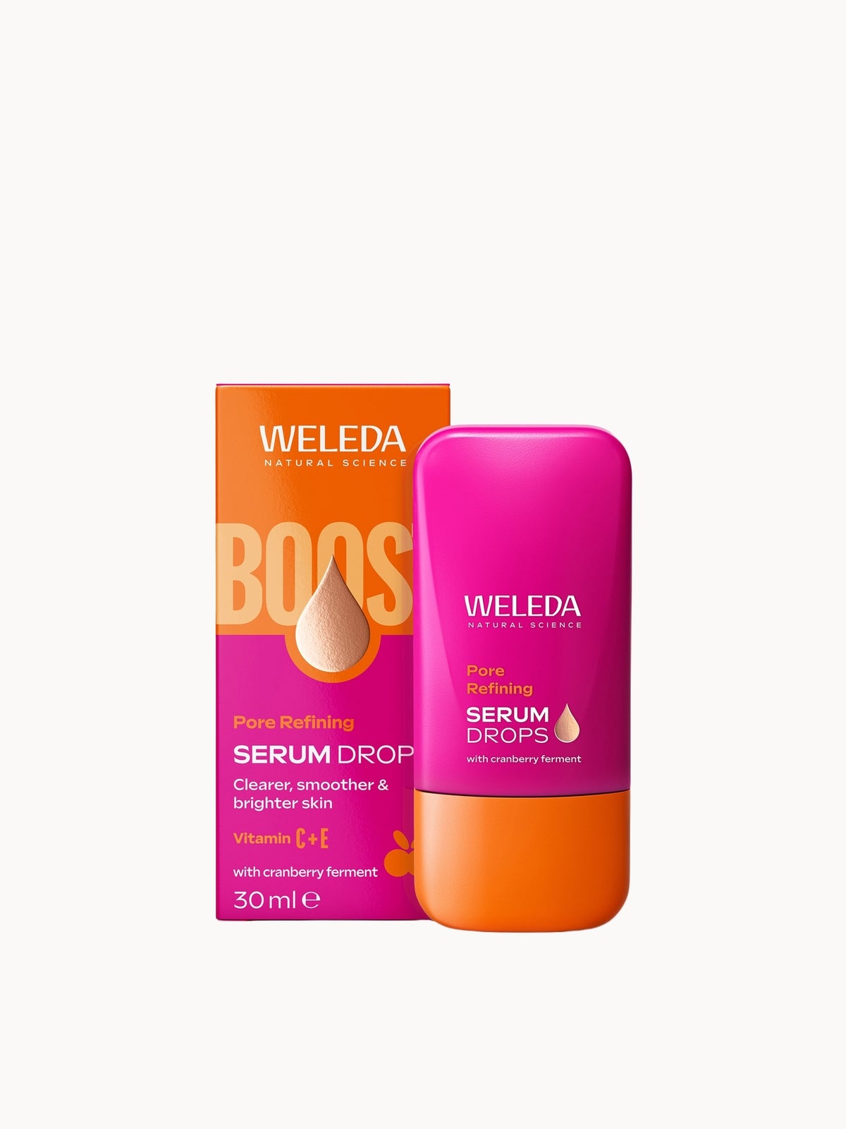 Weleda Pore Refining Vitamin C Serum Drops with Cranberry 30ml