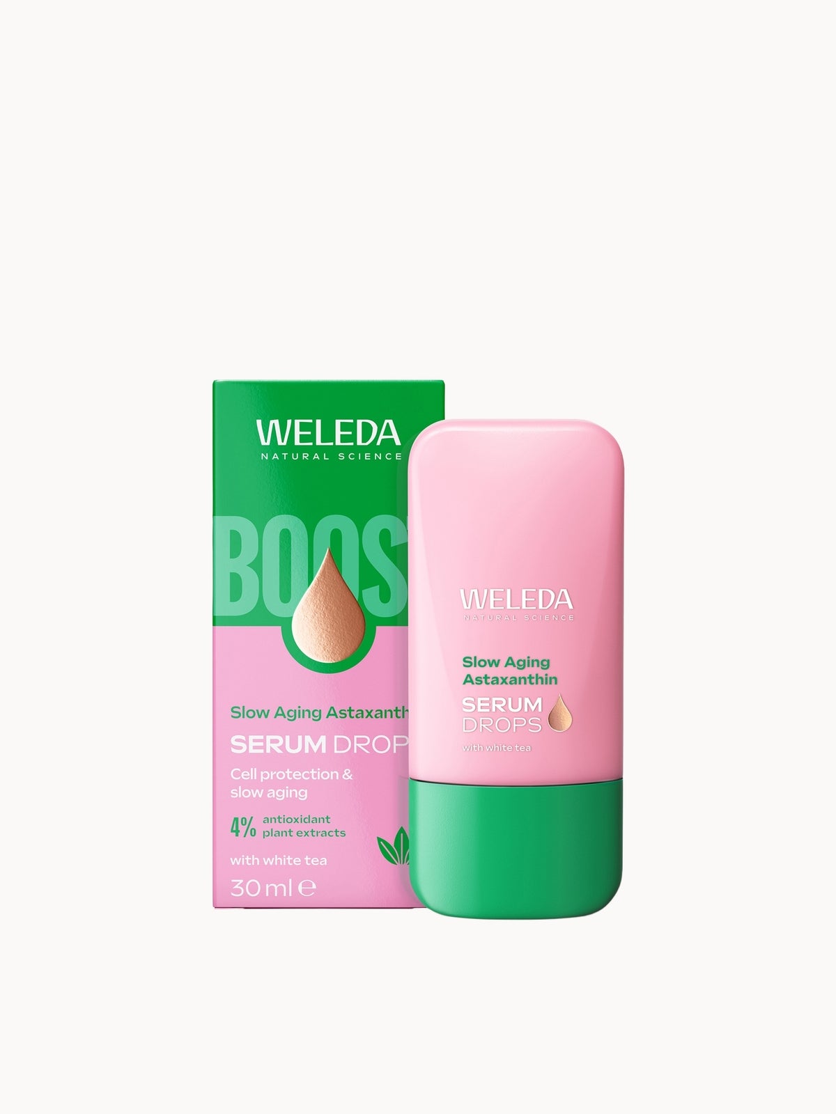 Weleda Slow Aging Astaxanthin Serum Drops with White Tea 30ml