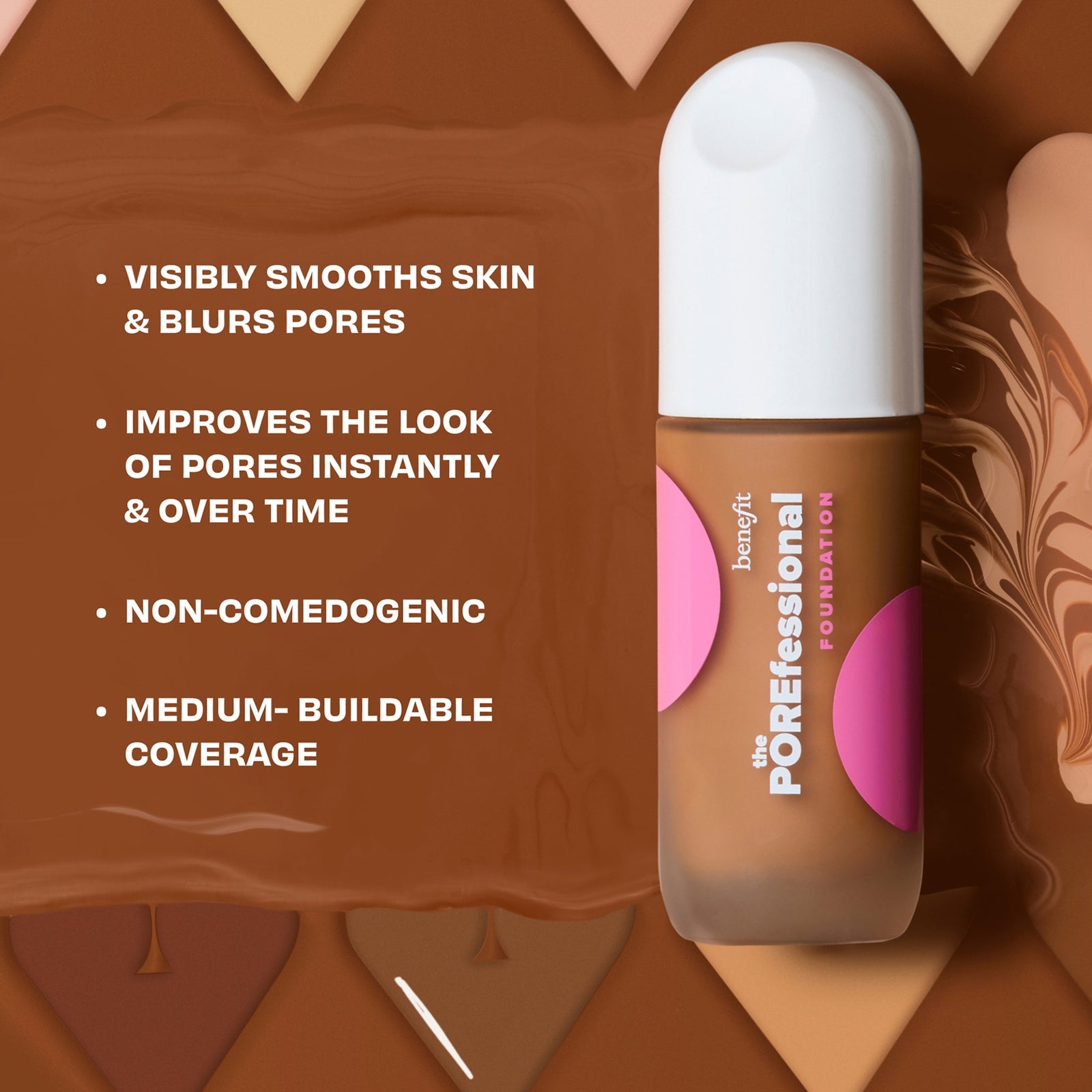 benefit The Porefessional Smoothing & Blurring Matte Foundation 30ml (Various Shades) - 23W Magnificent Foundation 4