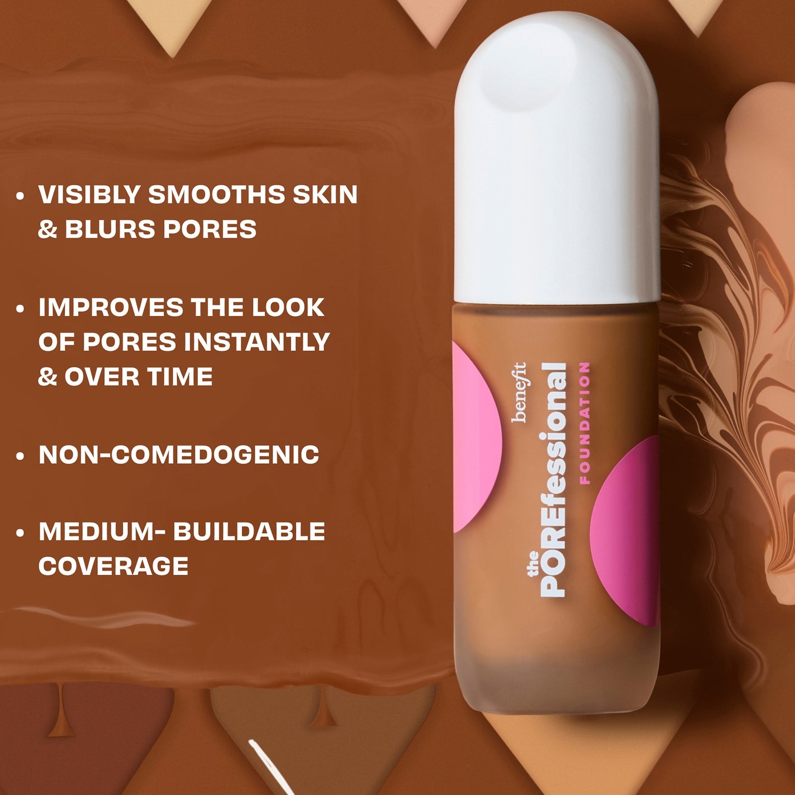 benefit The Porefessional Smoothing & Blurring Matte Foundation 30ml (Various Shades) - 36W Remarkable Foundation 4