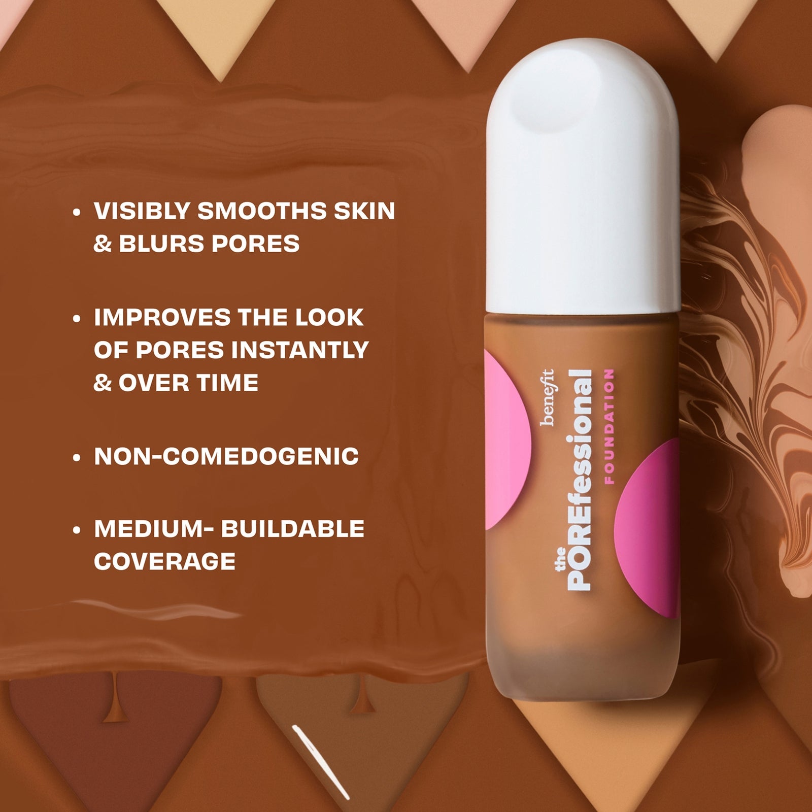 benefit The Porefessional Smoothing & Blurring Matte Foundation 30ml (Various Shades) - 6W Extraordinary Foundation 4
