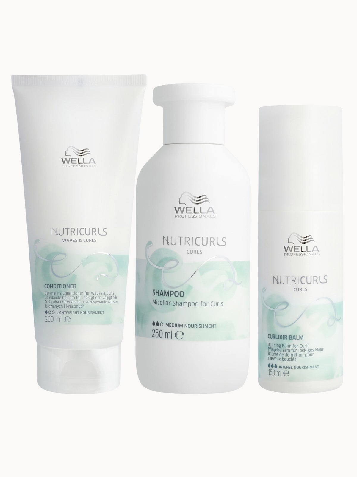 Wella Professionals Care Nutri Curls Trio Regime Bundle