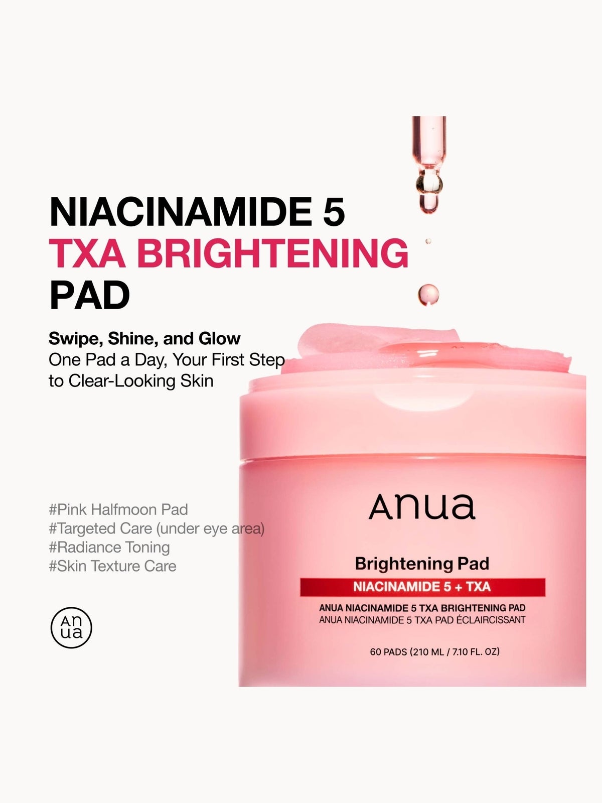 Anua Niacinamide 5 TXA Brightening Pad 210ml 2