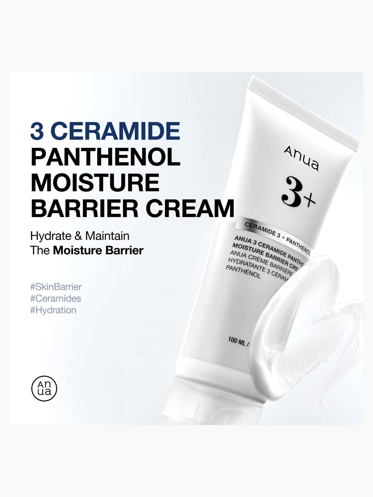 Anua 3 Ceramide Panthenol Moisture Barrier Cream 100ml 2
