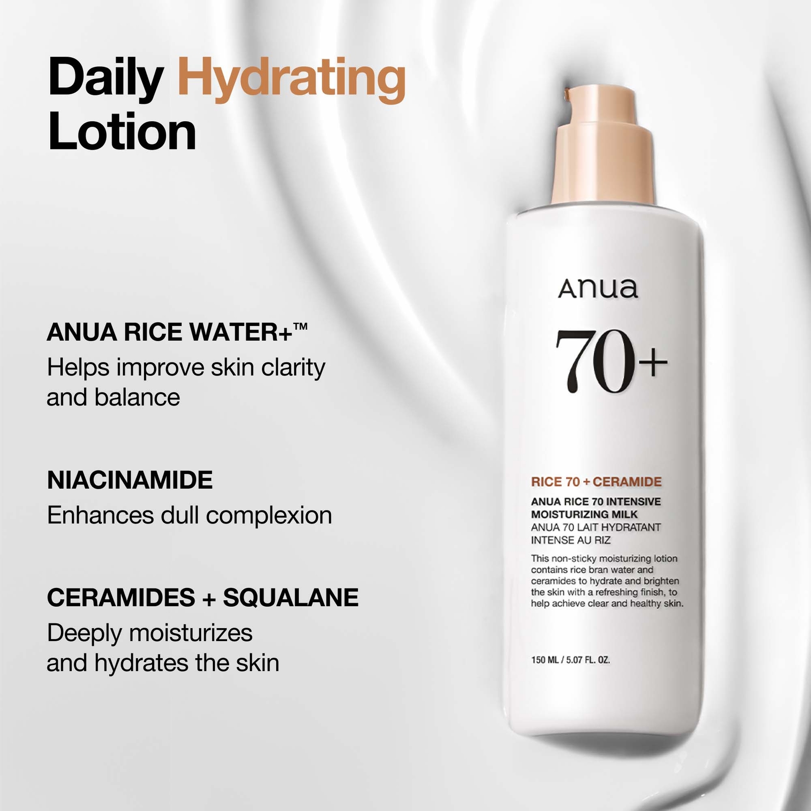 Thumbnail - Anua Rice 70 Intensive Moisturising Milk 150ml