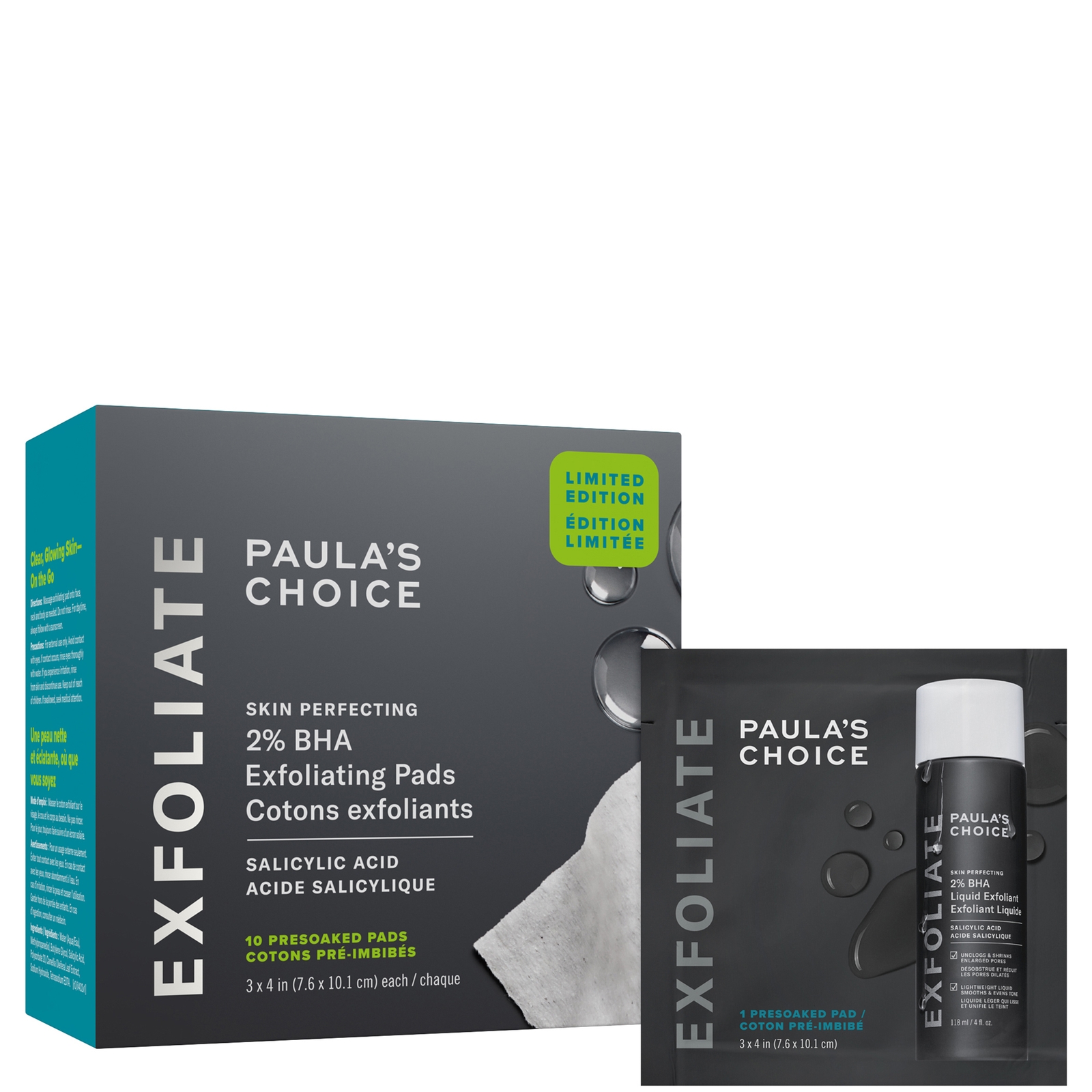 Paula's Choice 2% BHA Exfoliating Toner Pads