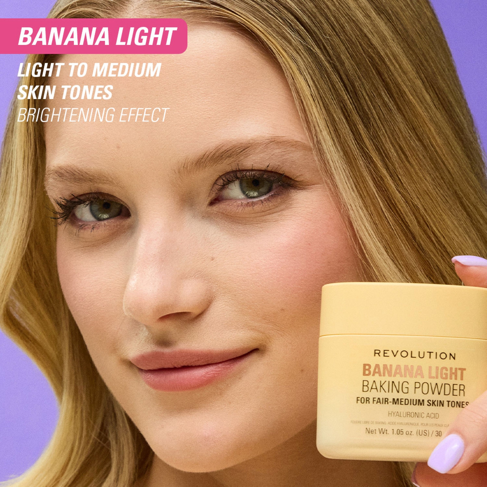 Thumbnail - Revolution Loose Baking Powder (Various Shades) - Banana Light