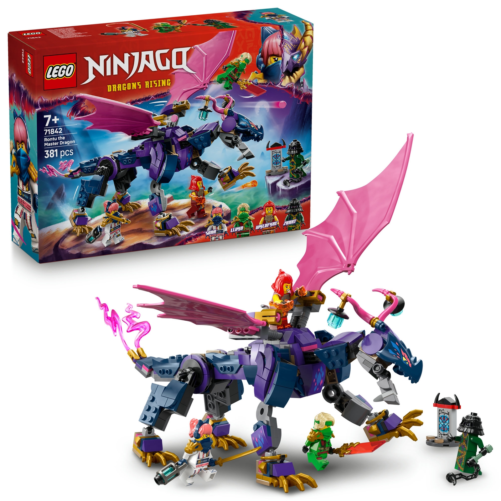 Image of LEGO® NINJAGO® Rontu the Master Dragon Toy Set 71842