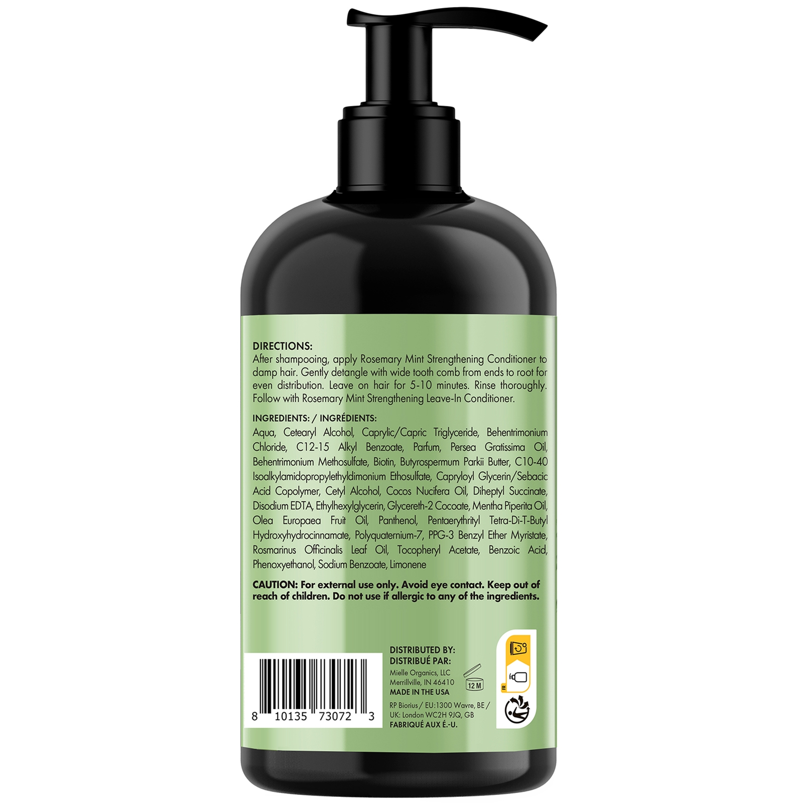 Thumbnail - Mielle Organics Rosemary Mint Strengthening Conditioner 355ml