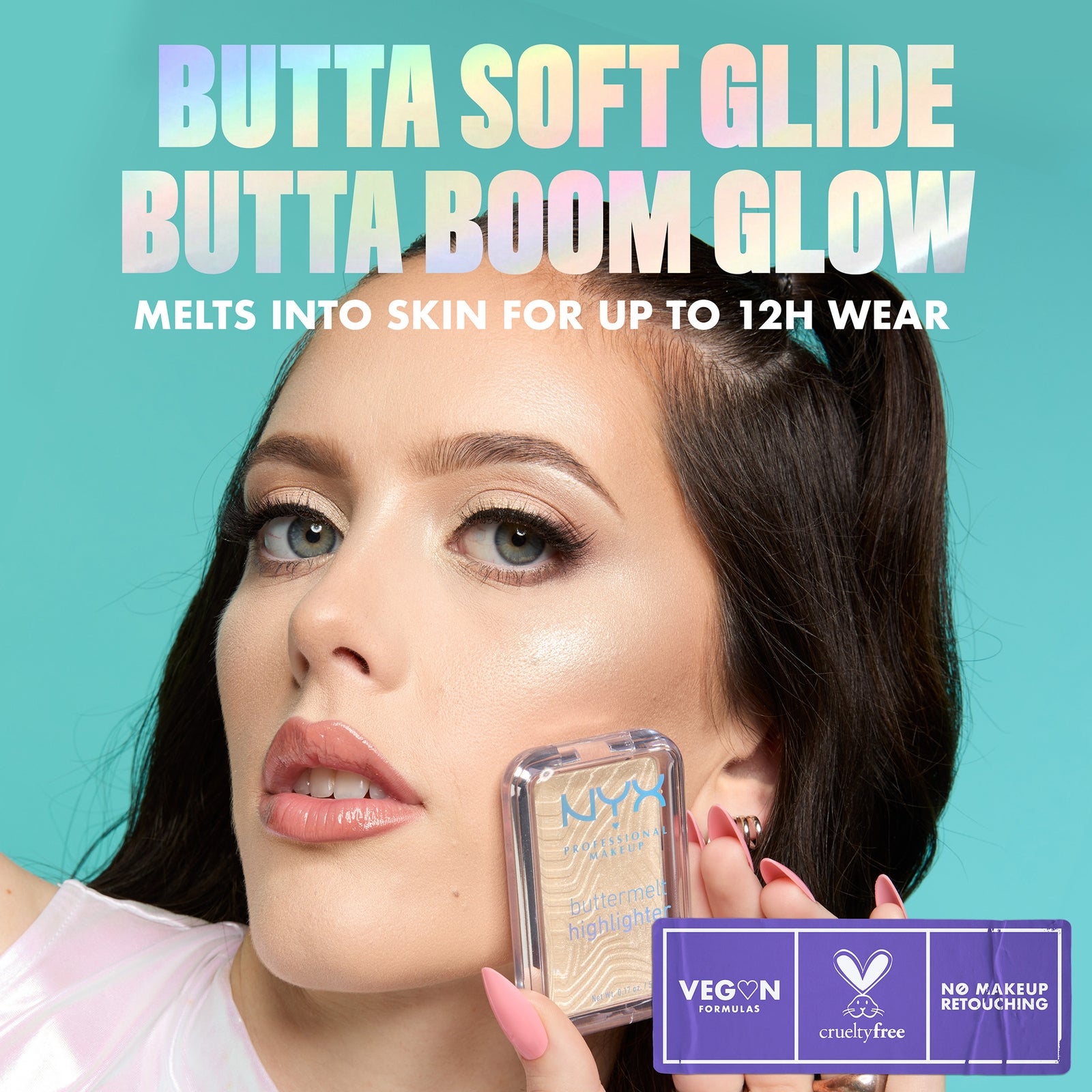 NYX Professional Makeup Buttermelt Highlighter 5g (Various Shades) - No 1 Butta 3