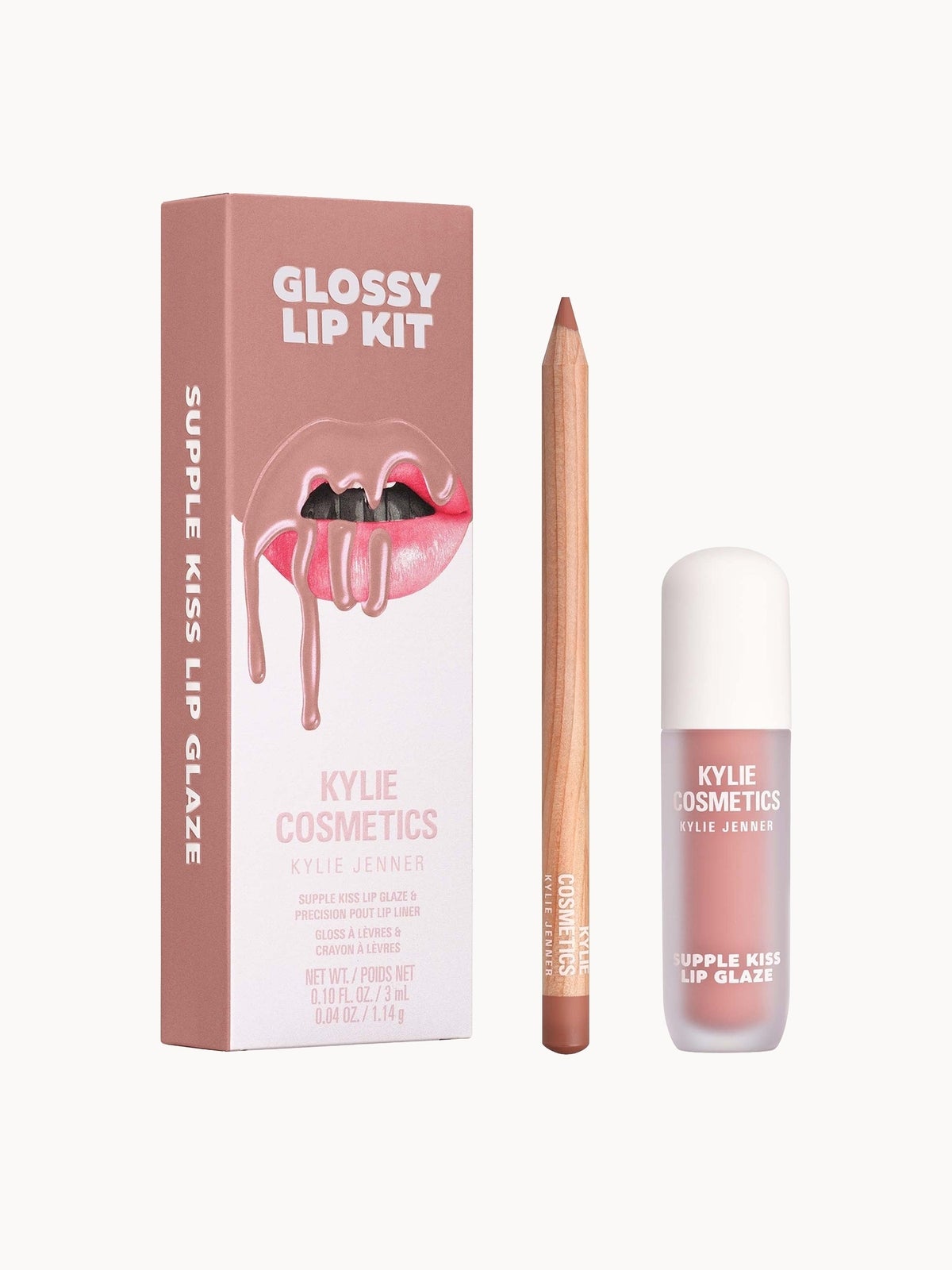 Kylie Cosmetics Glossy Lip Kit (Various Shades) - Coconut 2.0