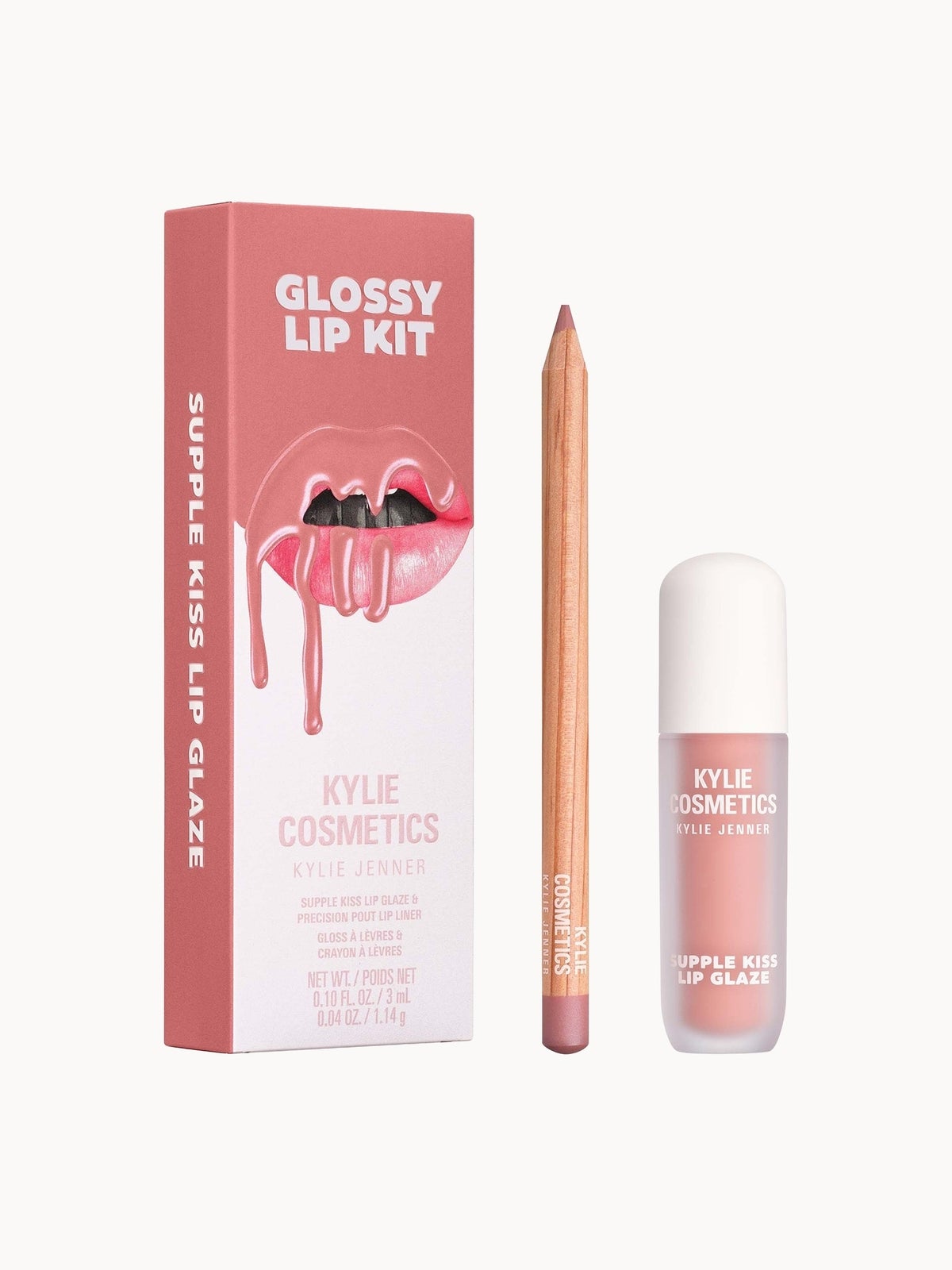 Kylie Cosmetics Glossy Lip Kit (Various Shades) - Comes Naturally