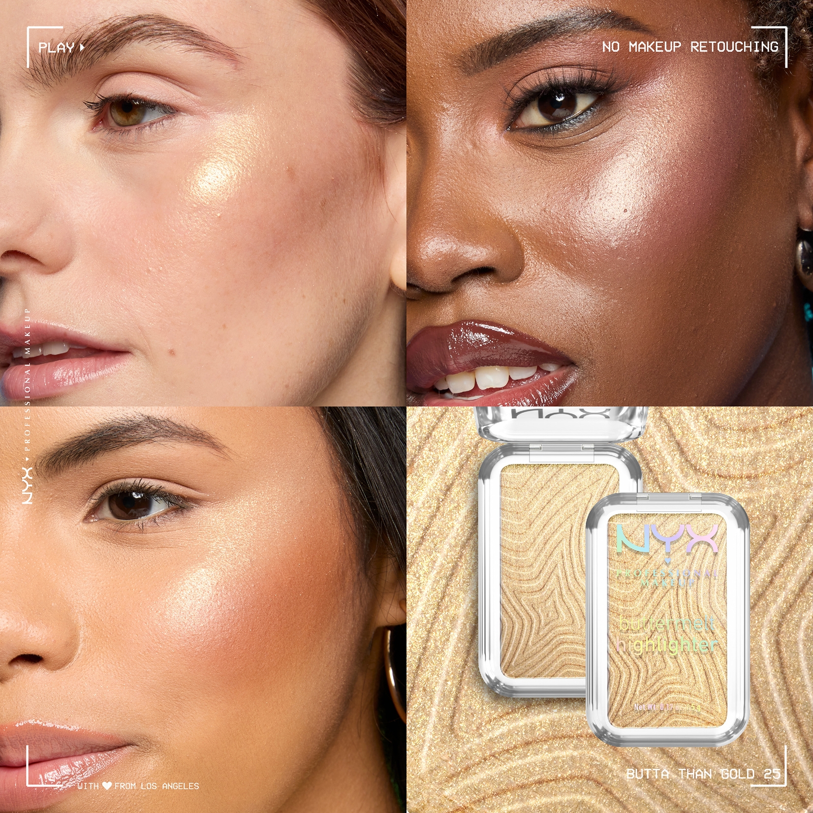 Thumbnail - NYX Professional Makeup Buttermelt Highlighter 5g (Various Shades) - Butta Than Gold
