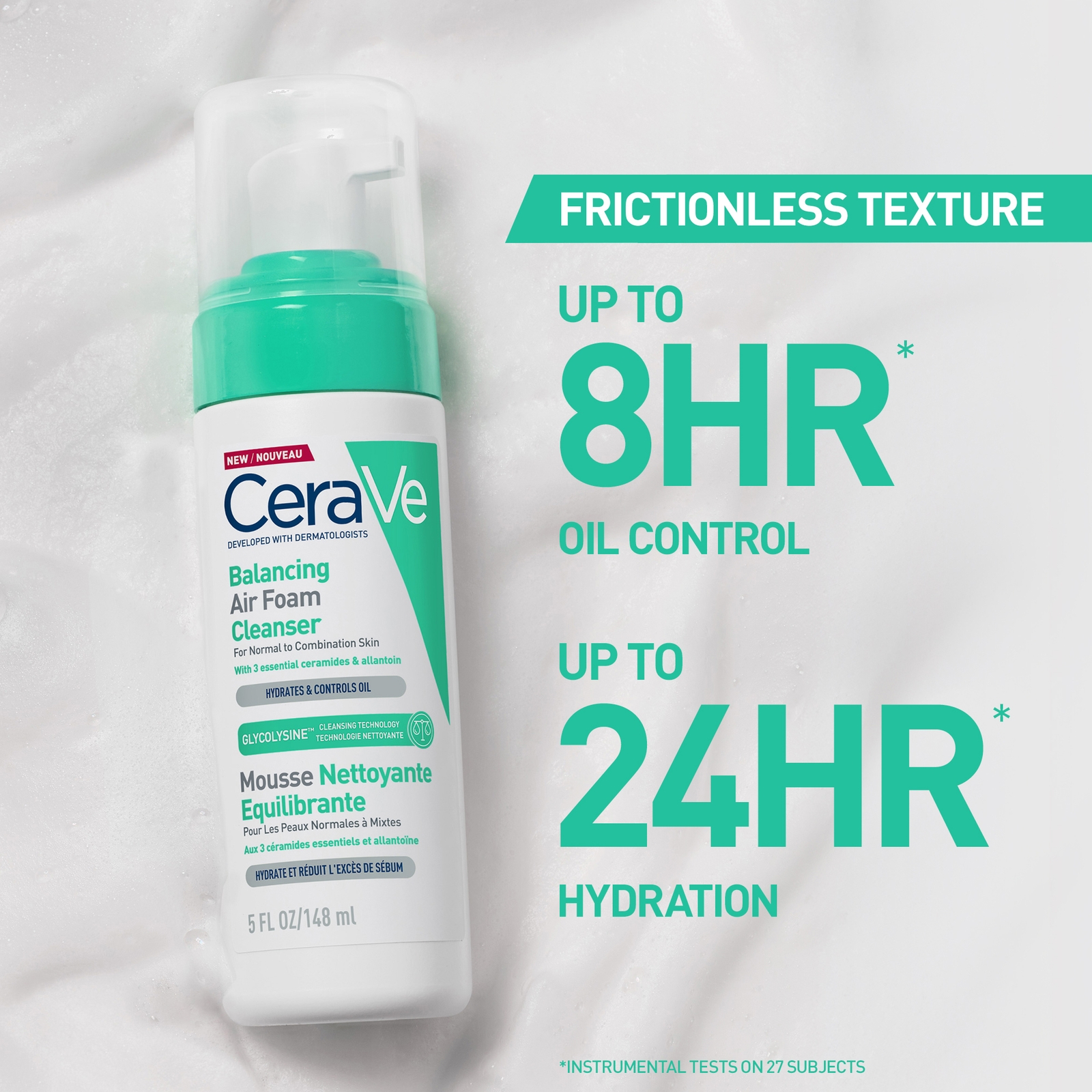 Thumbnail - CeraVe Balancing Air Foam Foaming Facial Cleanser 150ml