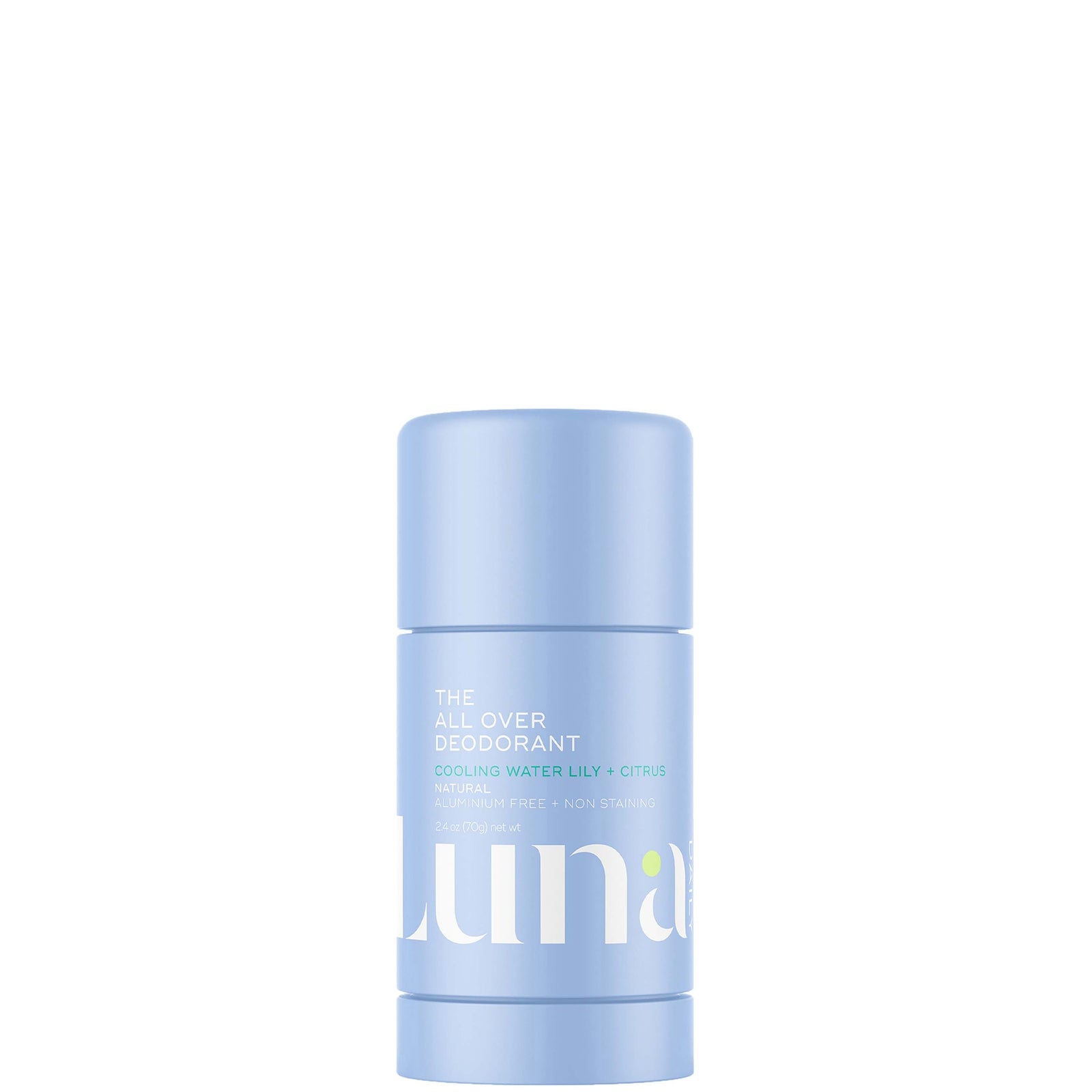 Luna Daily The All Over Deodorant™- Extra-strength, Natural, Non-Staining Body Deodorant Stick- Cooling