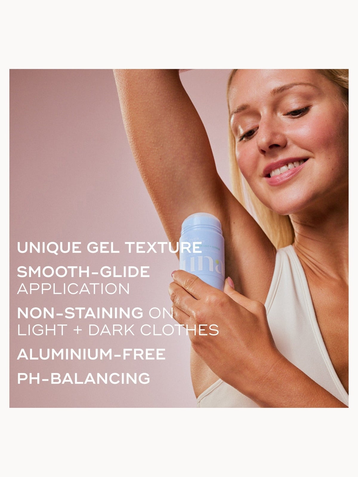 Luna Daily The All Over Deodorant™- Extra-strength, Natural, Non-Staining Body Deodorant Stick- Cooling 3