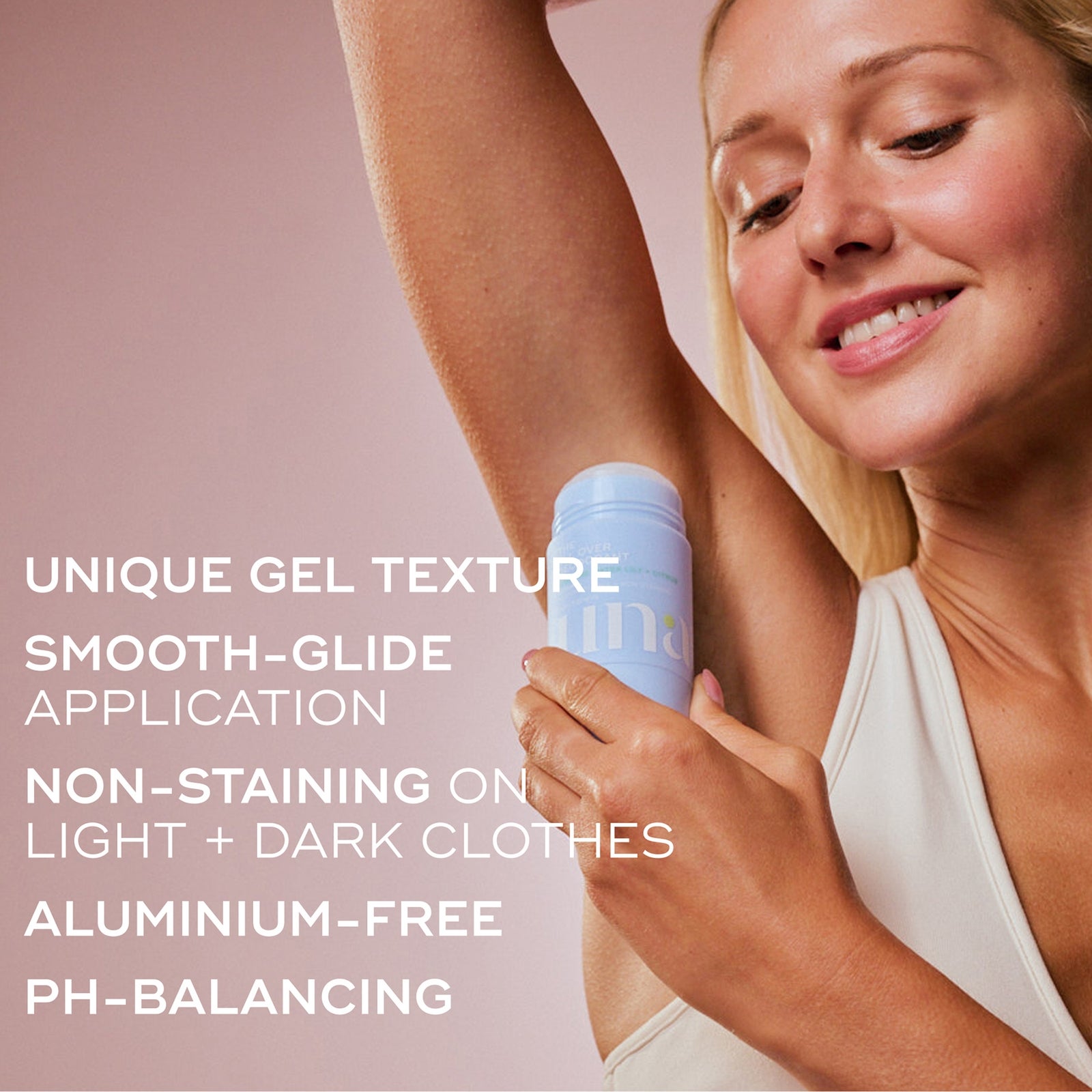 Luna Daily The All Over Deodorant™- Extra-strength, Natural, Non-Staining Body Deodorant Stick- Cooling 3