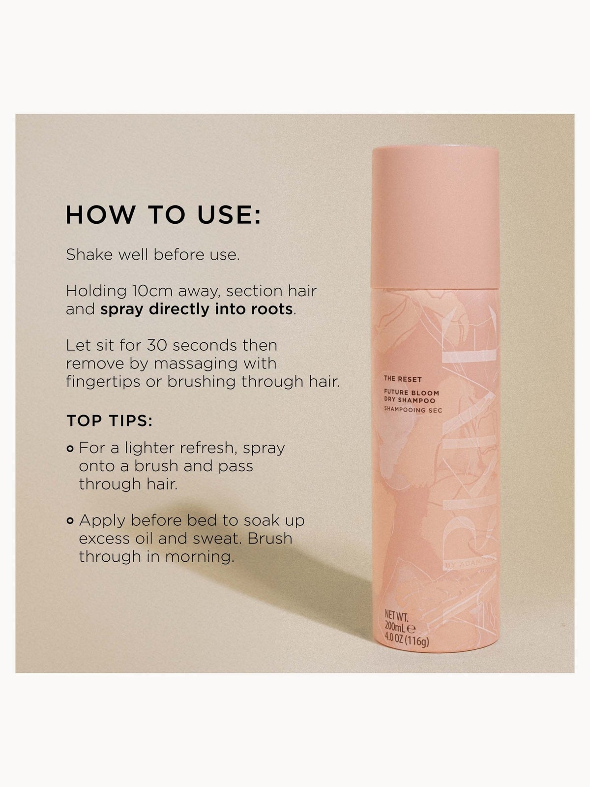 ARKIVE Headcare The Reset Future Bloom Dry Shampoo 200ml 4