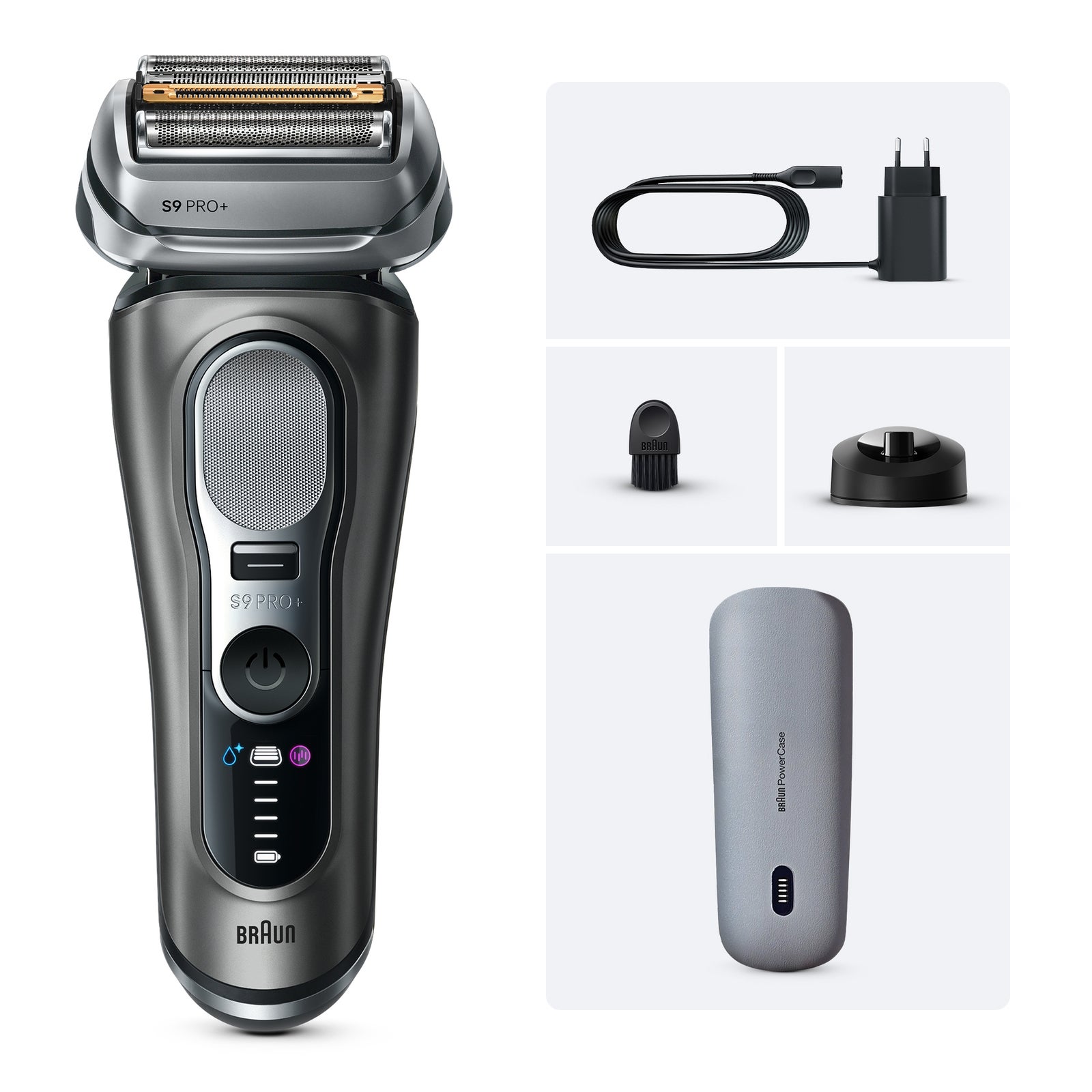 Braun Series 9 PRO+ Elektrorasierer Pro-SensoAdapt PowerCase 9625s Graphit: retailer-supplied image