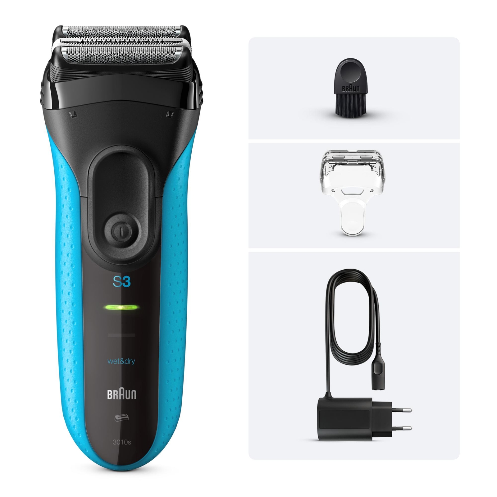 Men's Blue Braun Series 3 Proskin 3040S Electric Shaver