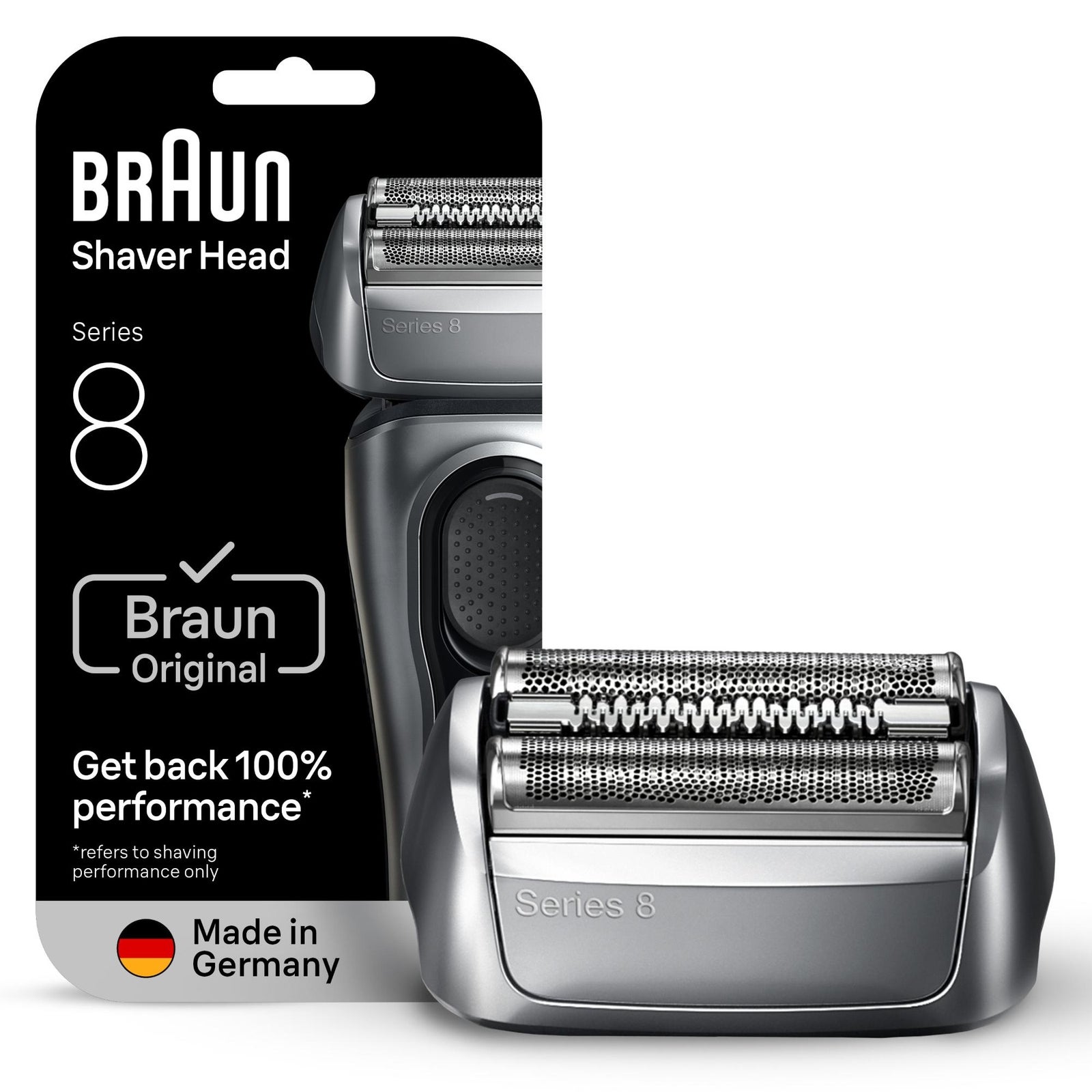 Men's Silver Braun Series 8 83M Electric Shaver Head Replacet