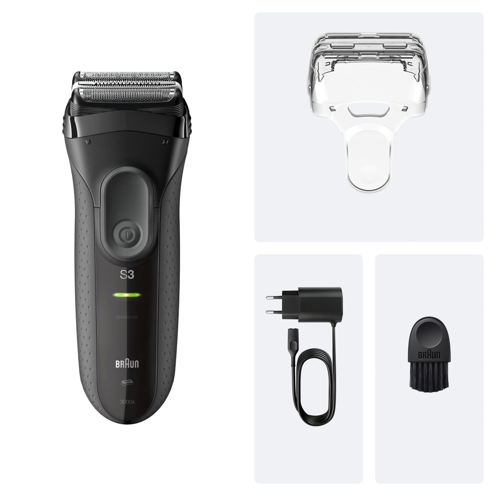 BRAUN Series 3+ 3000s Elektrorasierer MicroComb 3 Klingen - Image 3