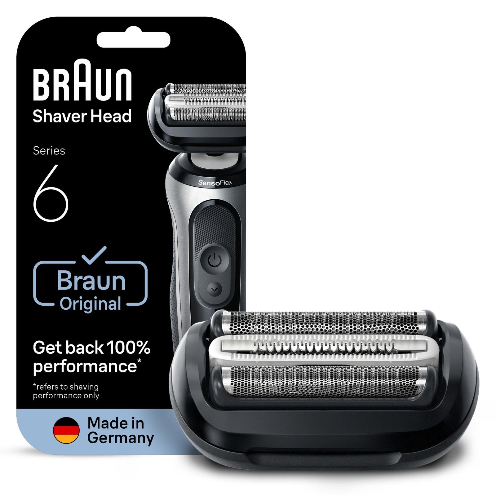 Men's Black Braun Series 6 64B Electric Shaver Head Replacet