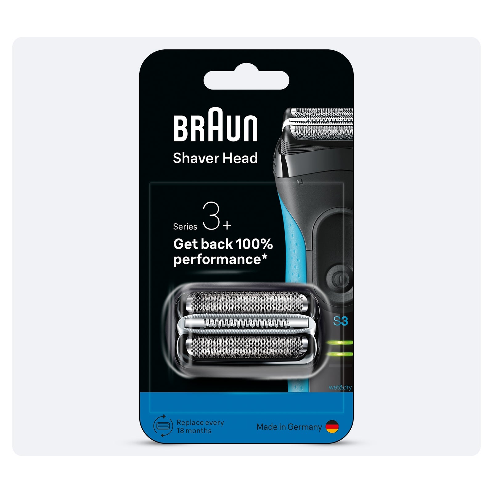 Braun Series 3+ Elektrorasierer ORIGINAL Scherkopf 32B: retailer-supplied image
