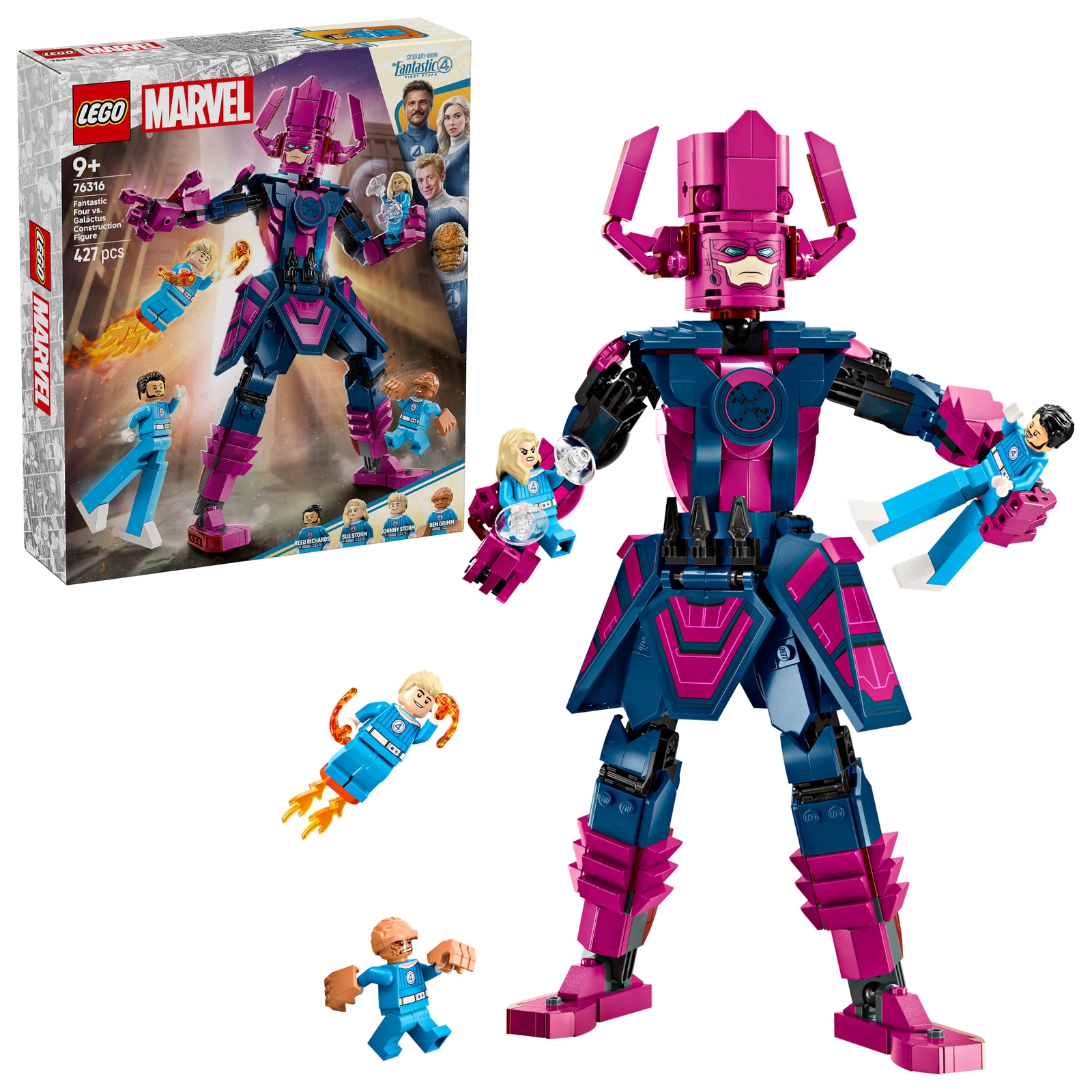 Image of LEGO Marvel Fantastic Four vs. Galactus Construction Figure 76316
