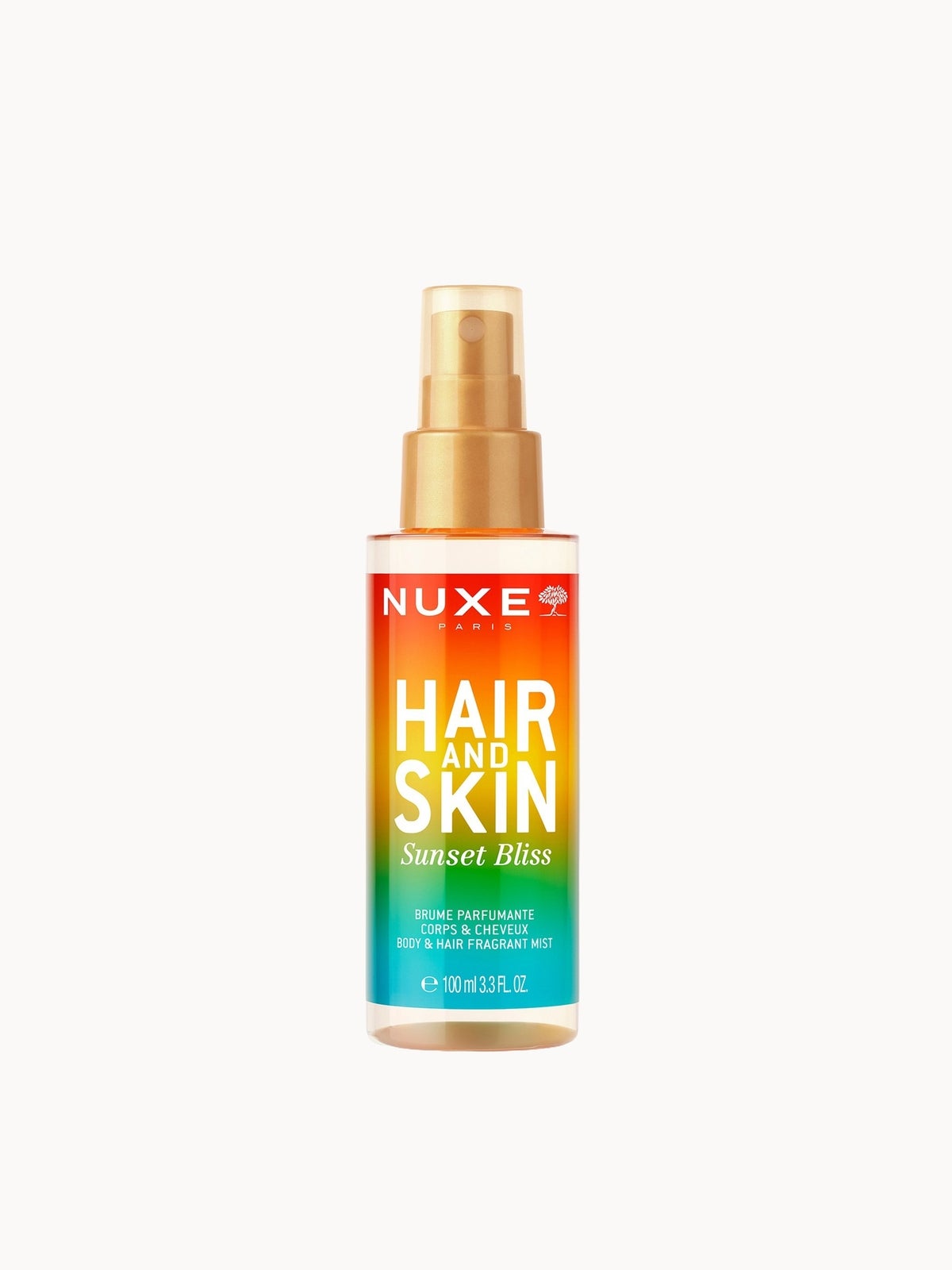 NUXE Hair & Skin Sunset Bliss Body and Hair Fragrant Mist 100ml